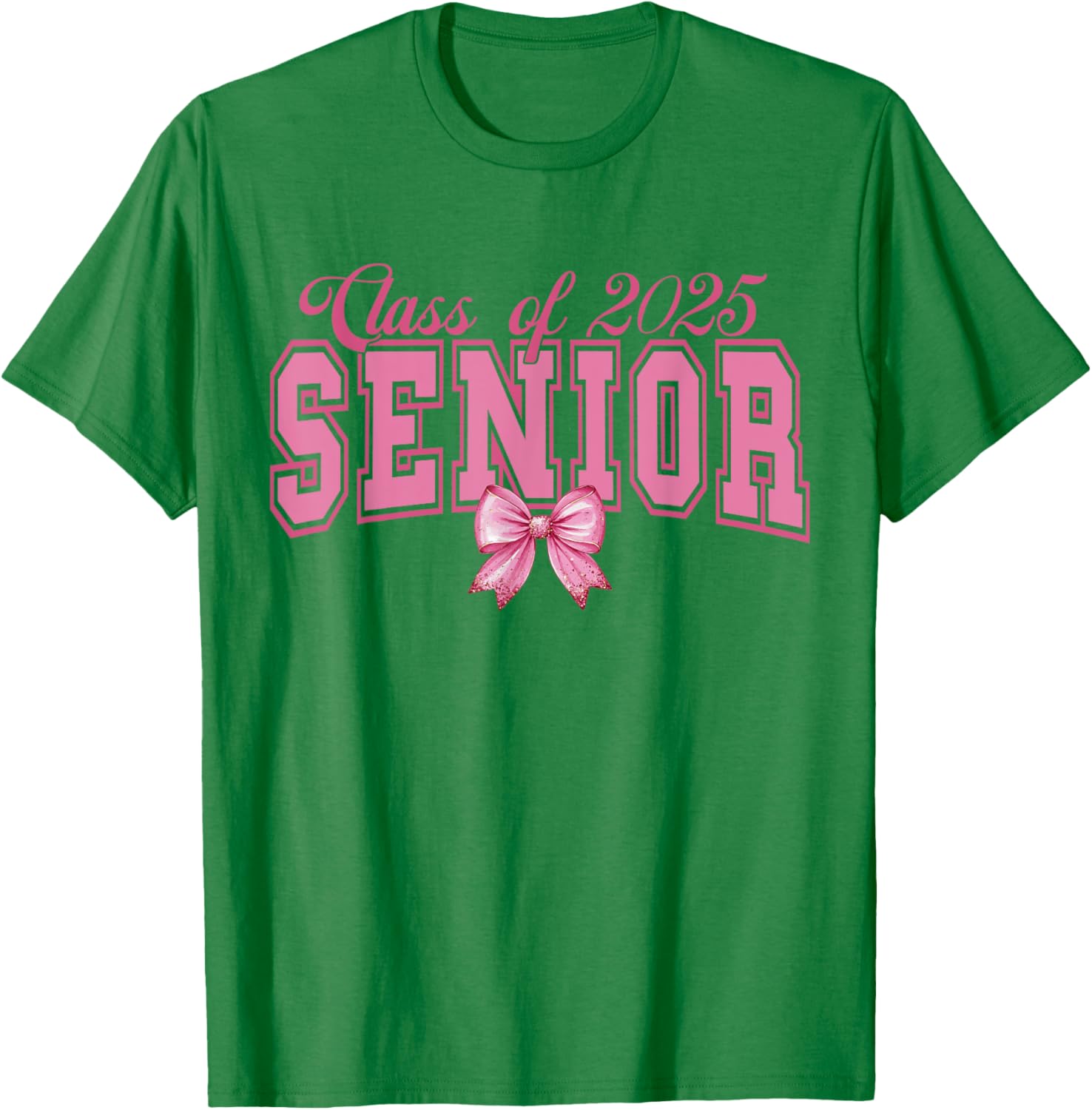 Class of 2025 Graduation Bow Tee Stylish T-Shirt for Proud Grads - 2