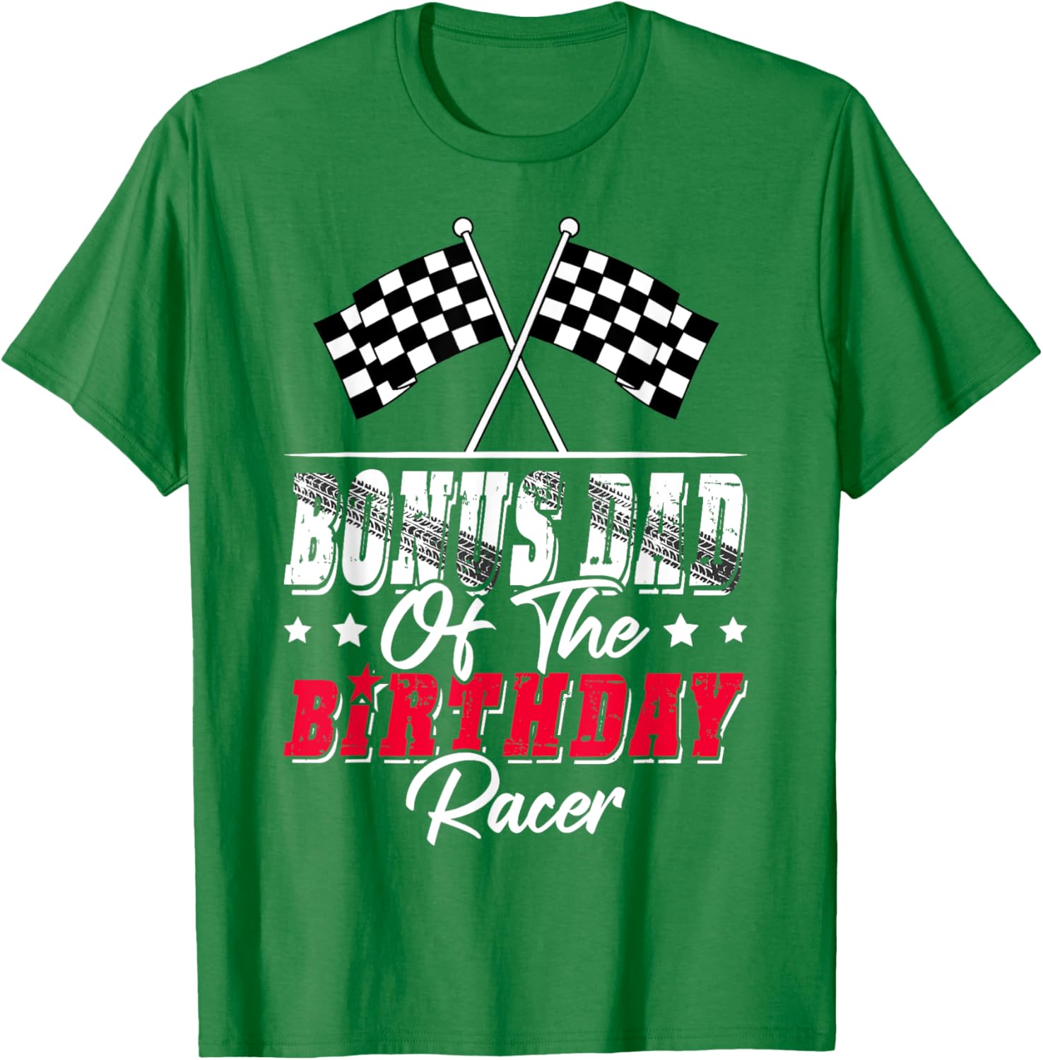Race Car Bonus Dad T-Shirt for Birthday Racer Family Fun Apparel - 2