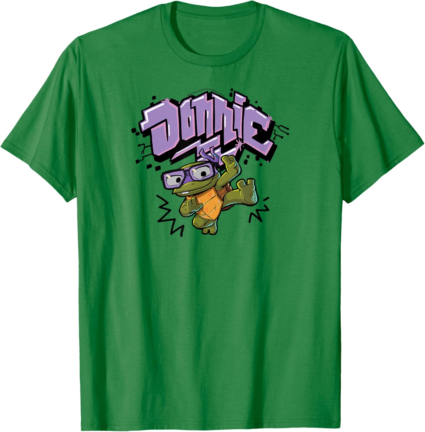 Adorable Teenage Mutant Ninja Turtles Baby Donnie T-Shirt for Kids - 8