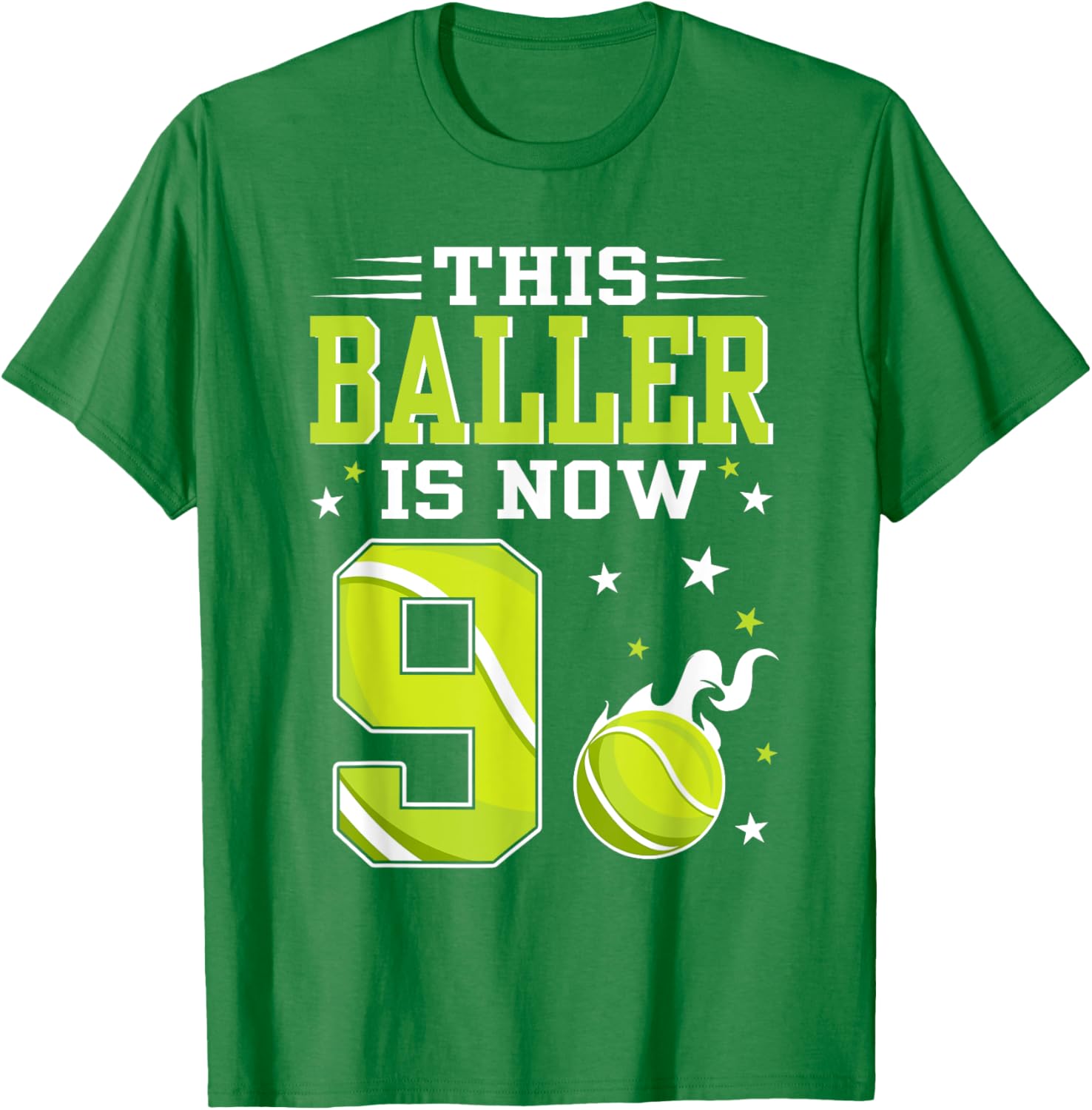 9 Year Old Birthday Tennis Themed T-Shirt for Kids – Perfect Gift! - 19