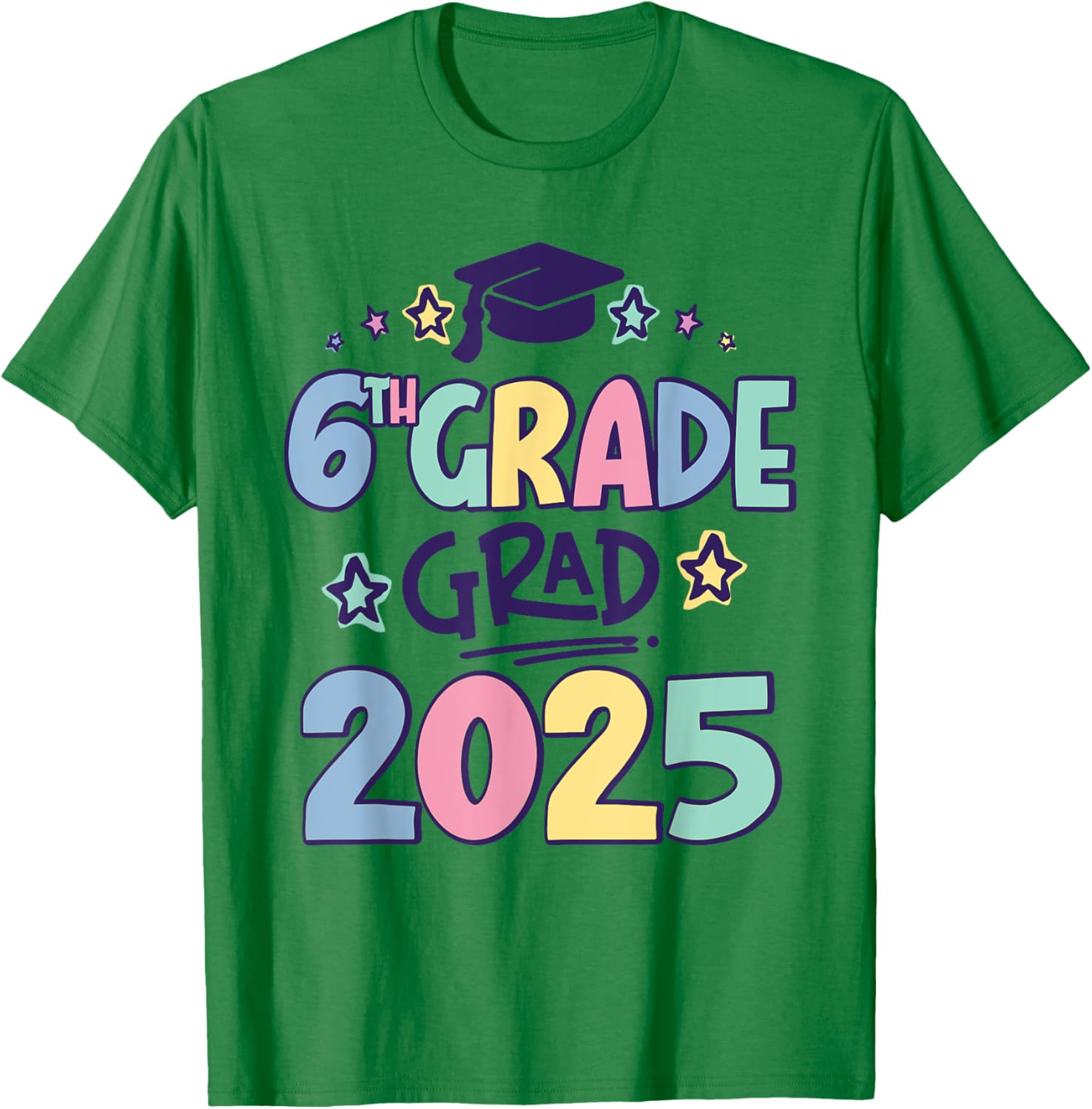 Sixth Grade 2025 Grad T-Shirt for Proud Elementary School Graduates - 5