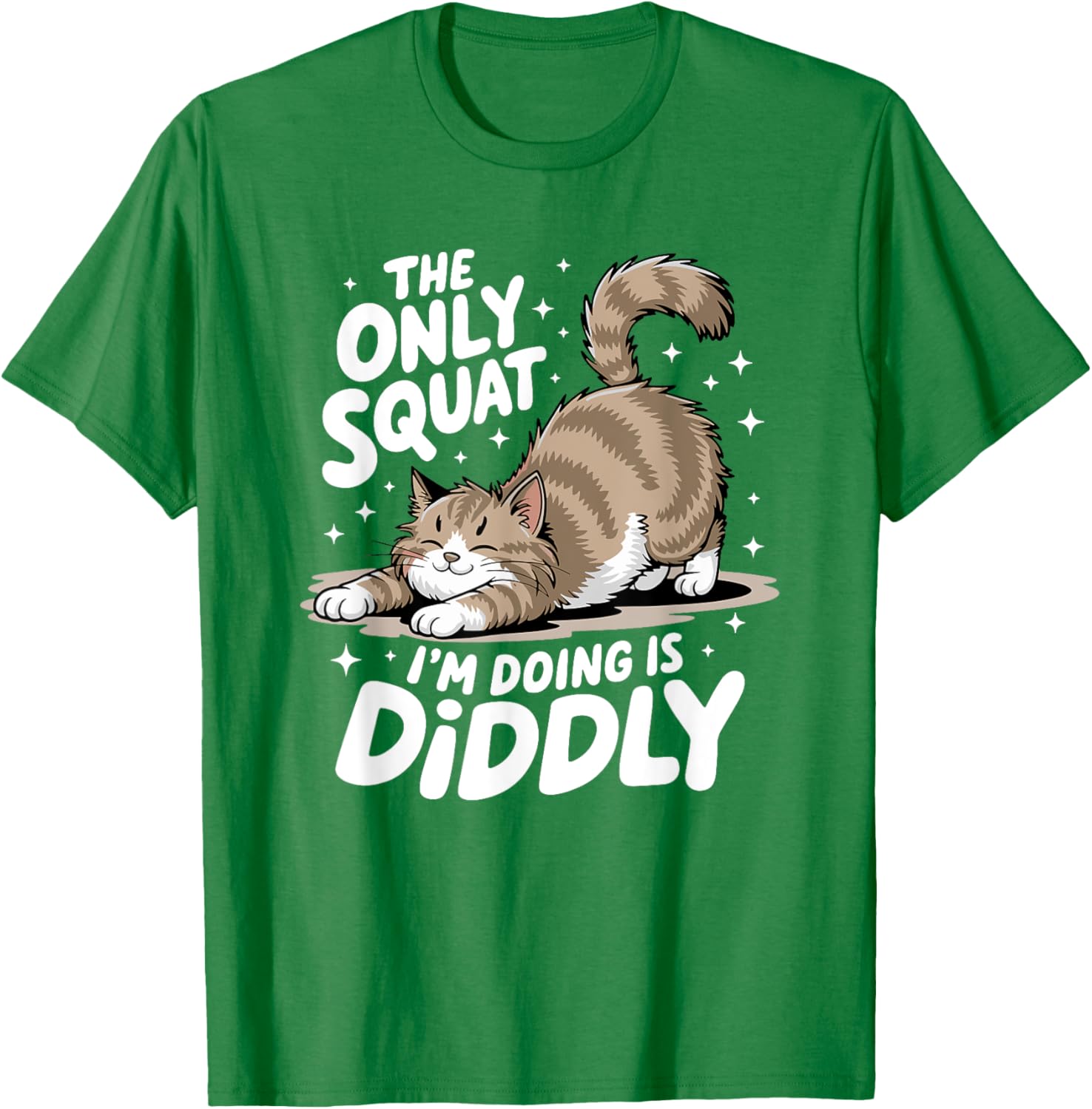 Funny Diddly Squat Cat T-Shirt for Men and Women - Perfect Gift for Cat Lovers - 10