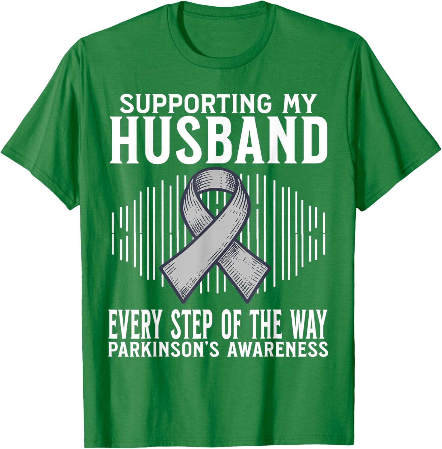 Support My Husband Parkinson's Disease Awareness T-Shirt Gift - 11