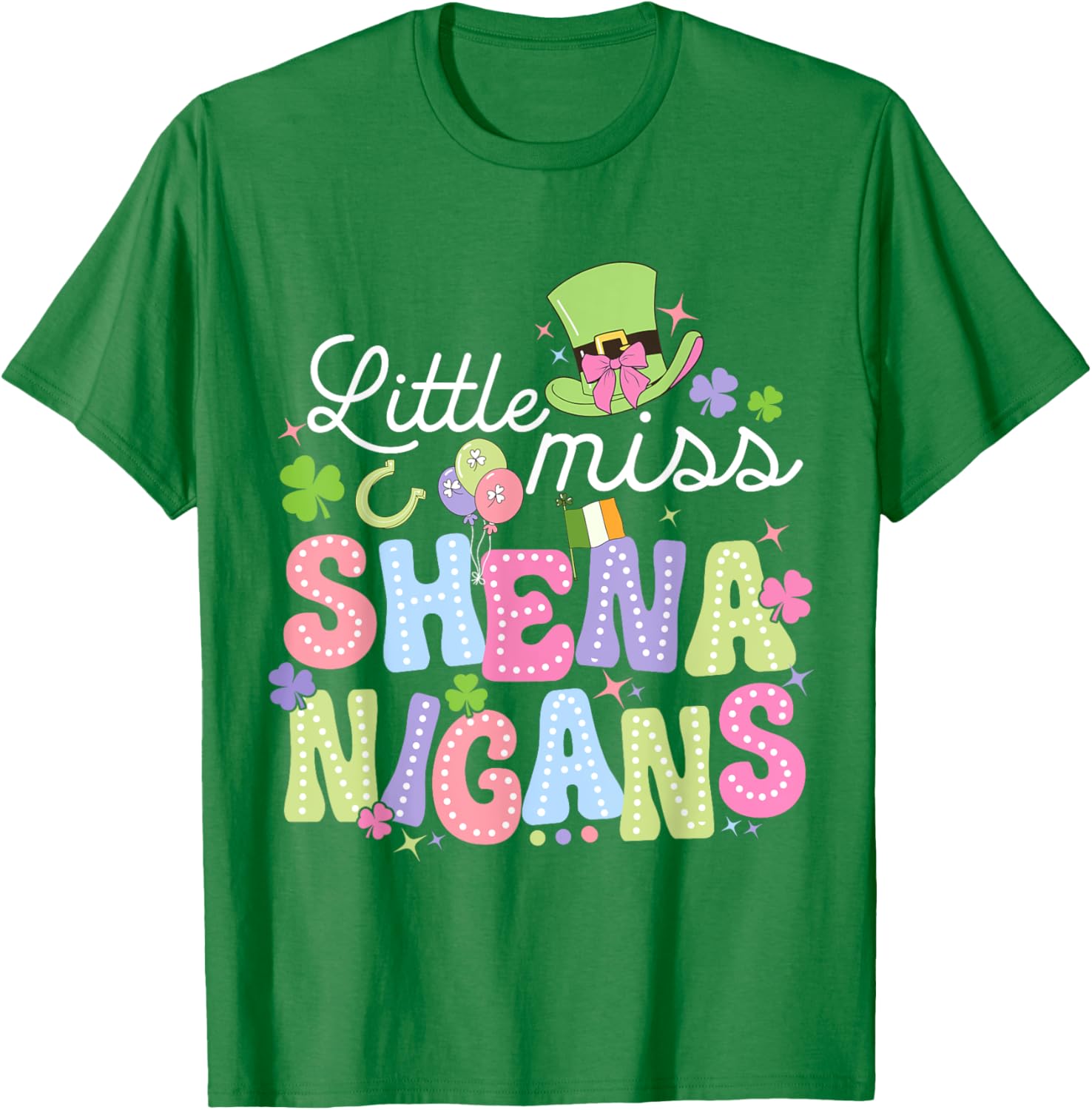 Little Miss Shenanigans St Patricks Day Toddler Irish T-Shirt for Girls - 5