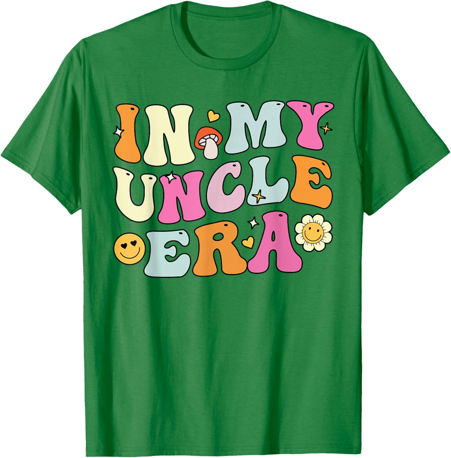 Groovy In My Uncle Era T-Shirt Perfect for Father's Day Fun - 5