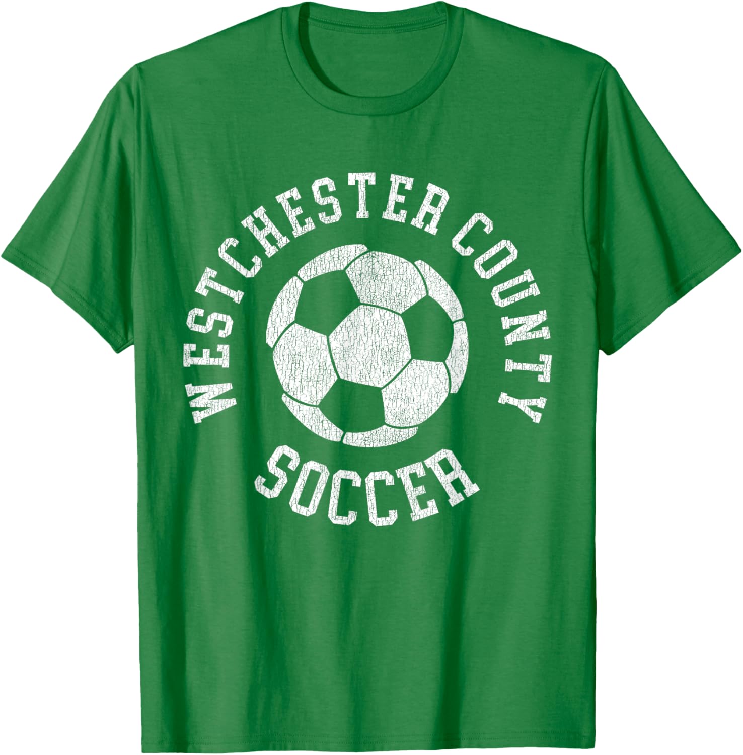 Westchester County Retro Distressed 90's Vintage Soccer T-Shirt - 4