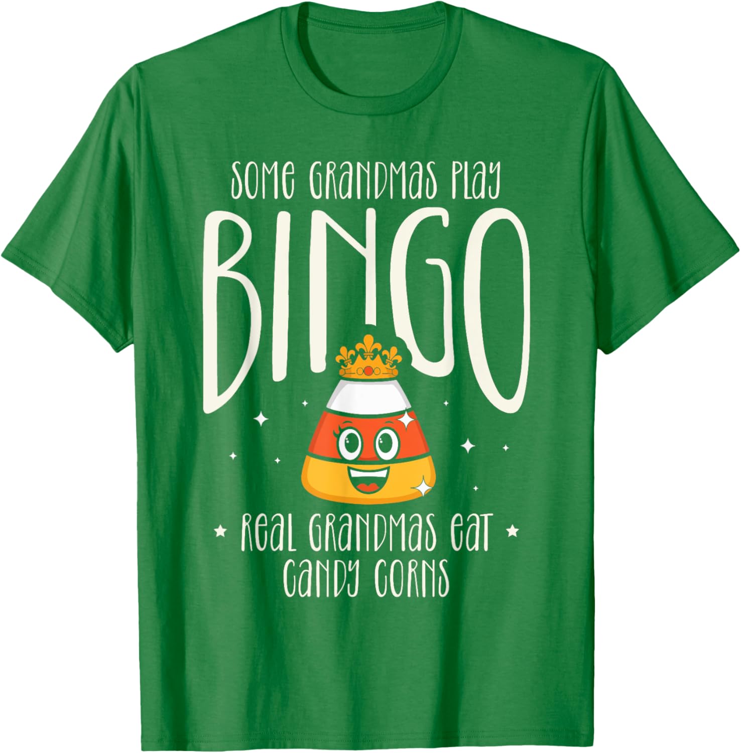 Funny Grandma Bingo T-Shirt for Candy Corn Lovers - Perfect Gift Idea - 1