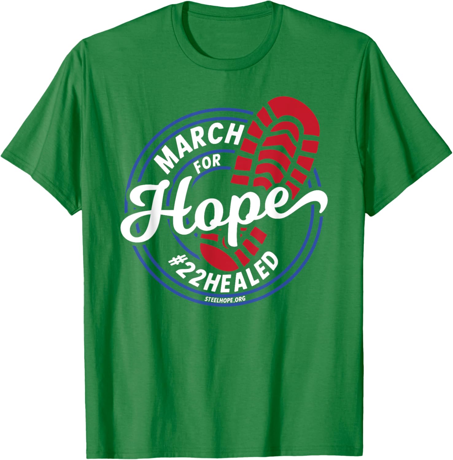 March for Hope Steel Hope T-Shirt - Hopeful Design for Every Occasion - 11