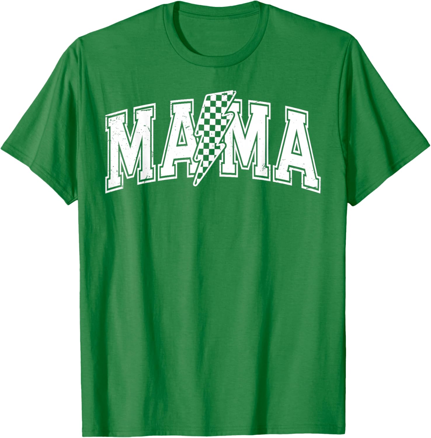 Checkered Mama Black and White T-Shirt for Mother's Day Gift - 7