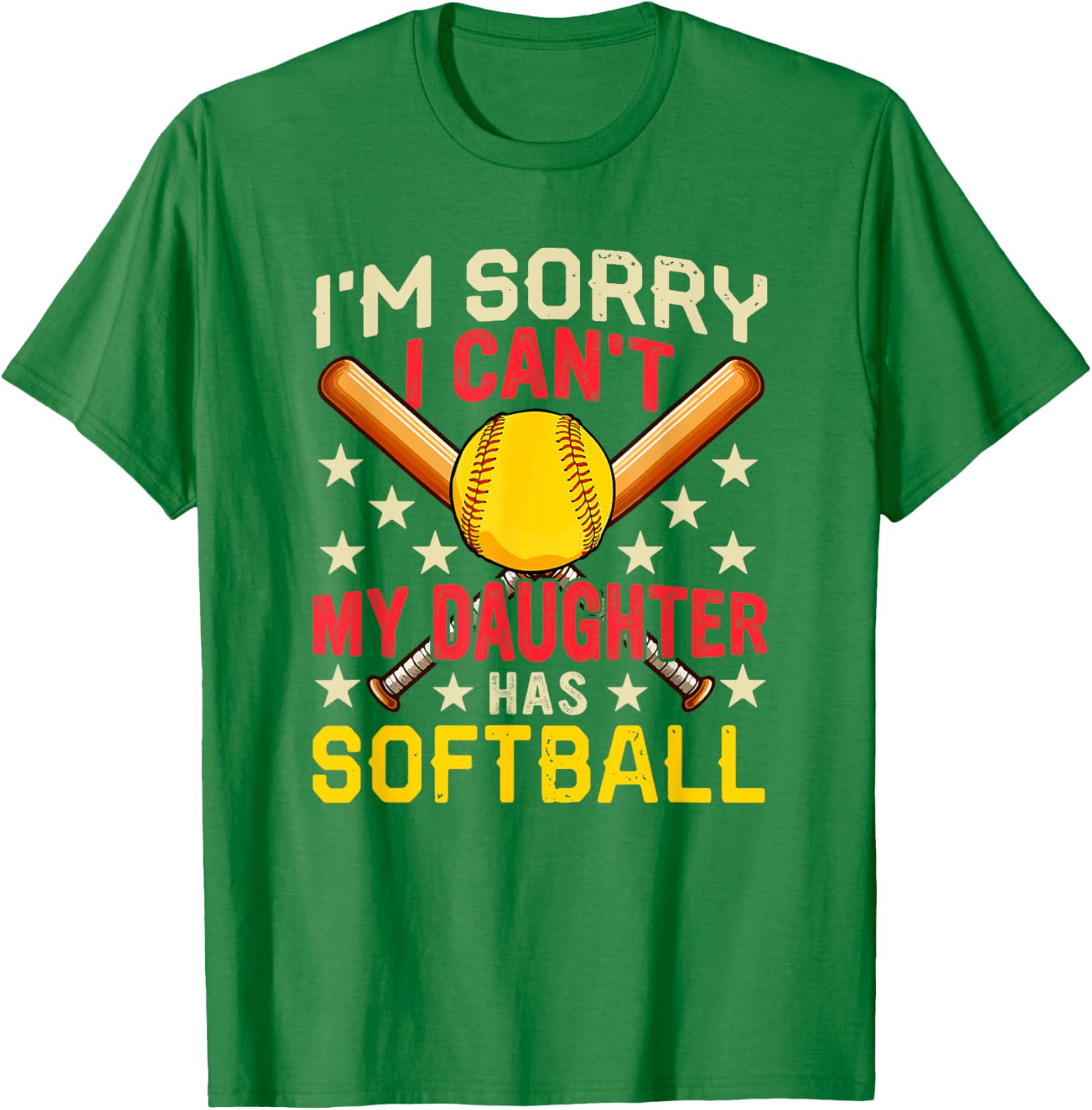 Funny Softball Player Costume Family T-Shirt for Daughters and Fans - 8