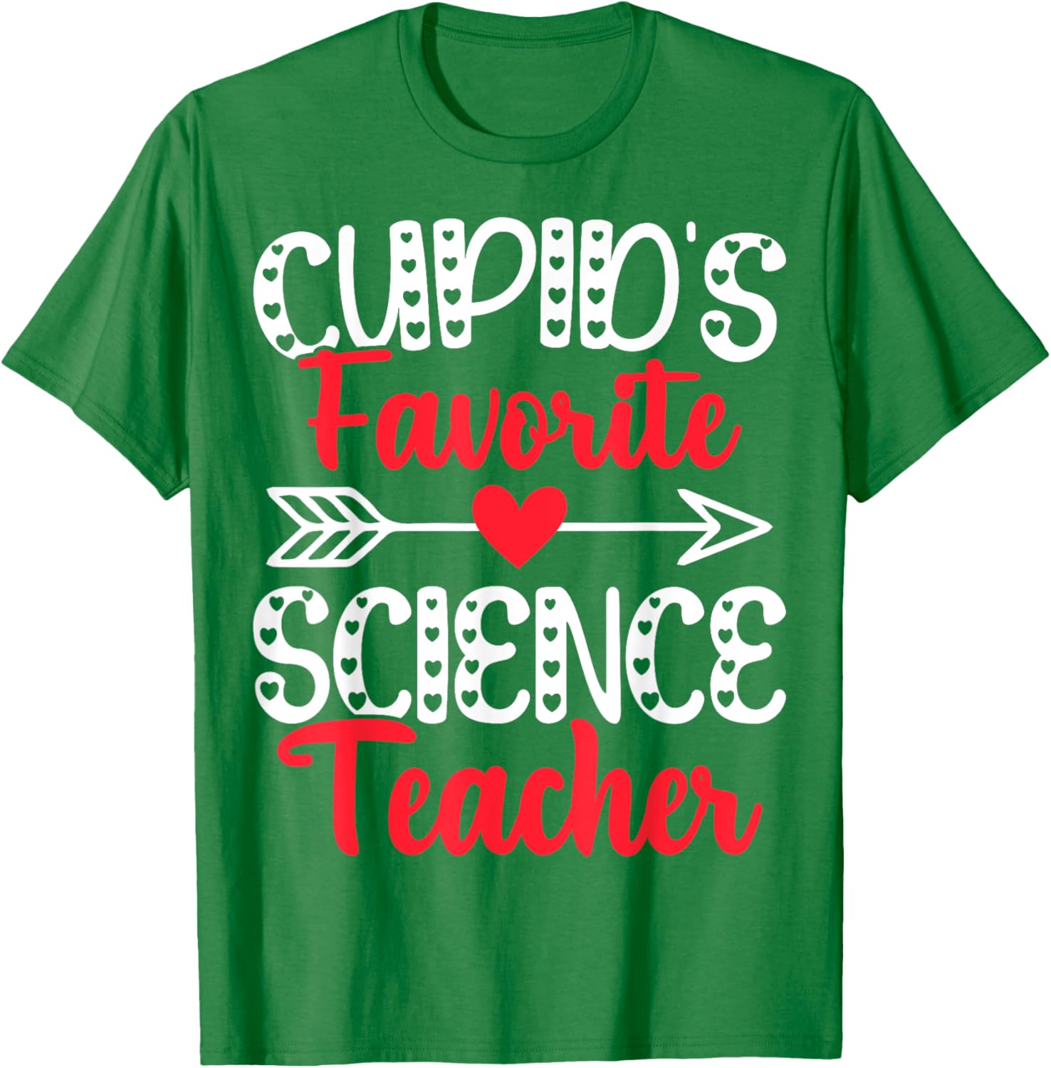 Cupid's Favorite Science Teacher Funny Valentine's Day T-Shirt Gift - 10