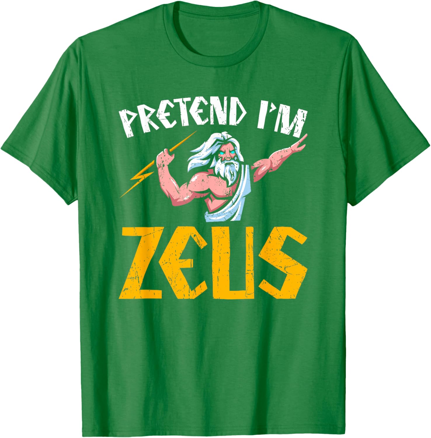 Pretend I'm Zeus T-Shirt - Greek Mythology Clothing for Fans of Ancient Greece - 7