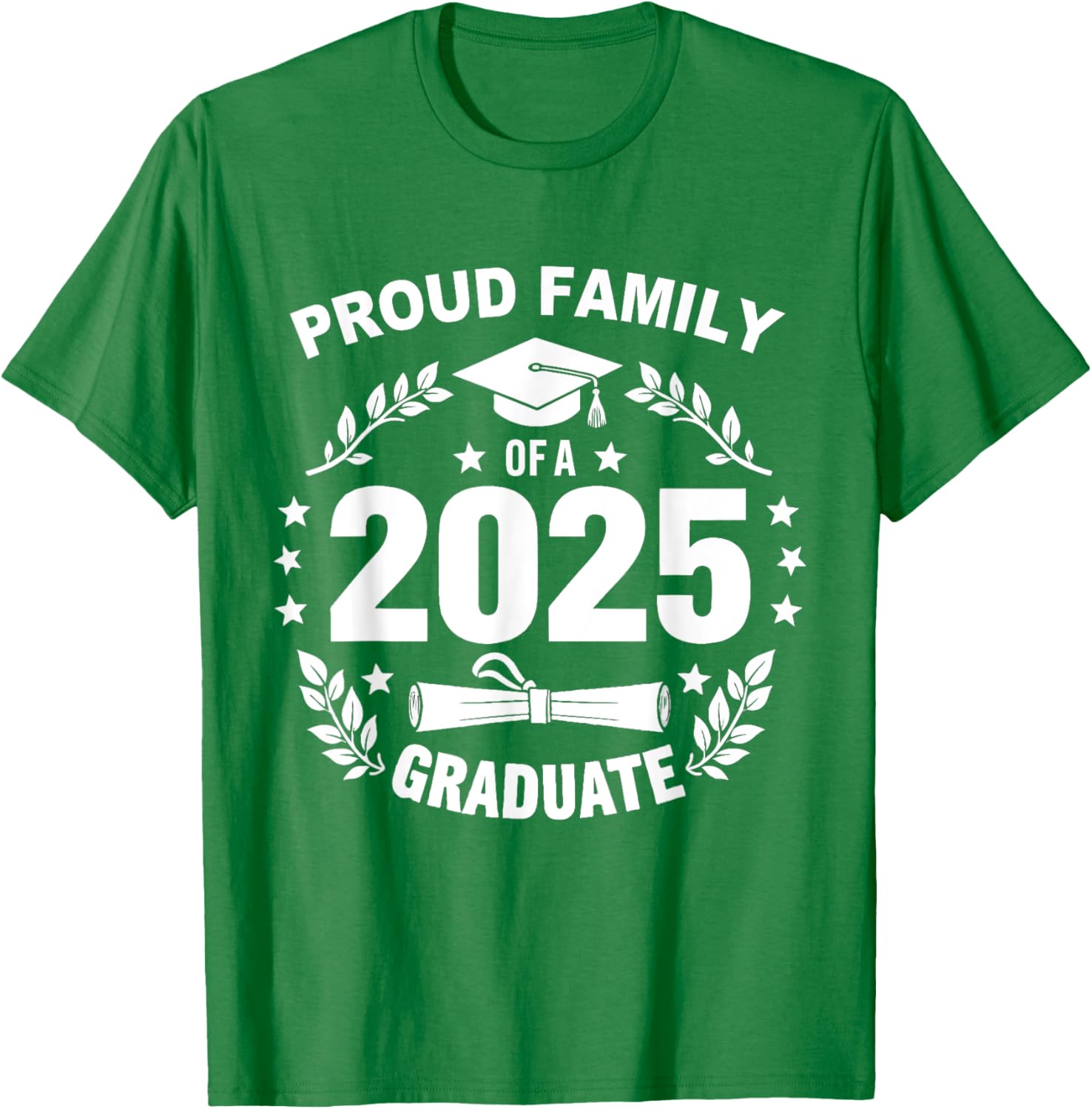 Proud Family Class of 2025 Graduate T-Shirt for Seniors and Families - 16