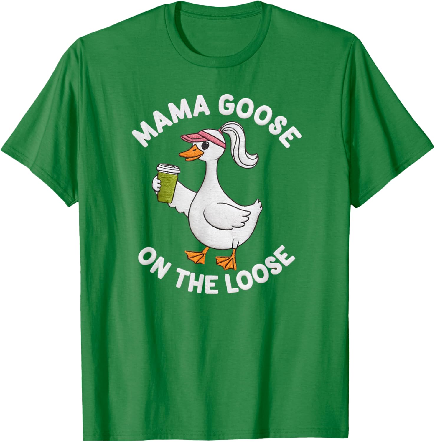 Mama Goose On the Loose Silly Mom Life T-Shirt Perfect for Mother's Day - 7