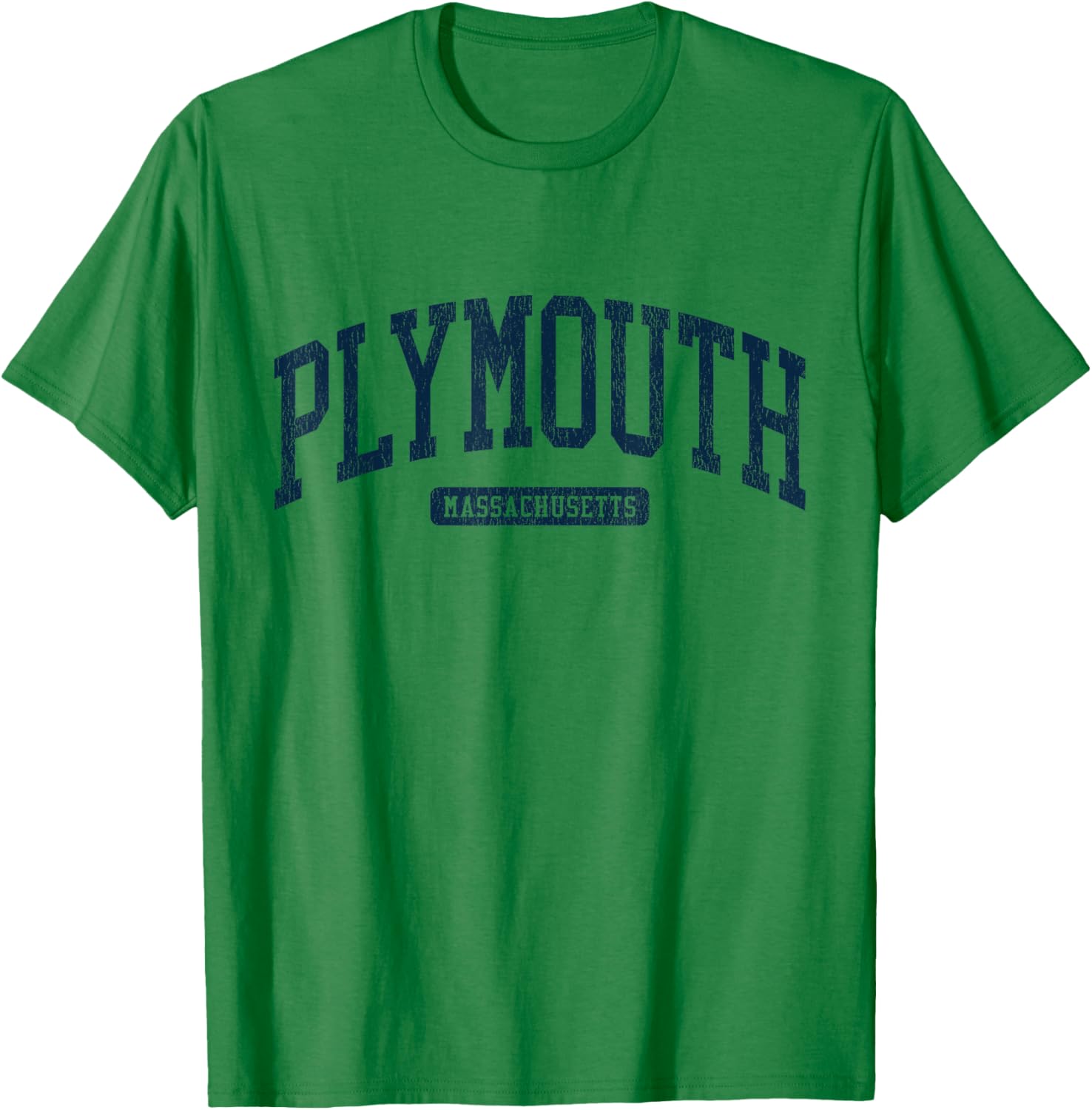 Plymouth MA College Blue T-Shirt for Stylish Campus Vibes - 16