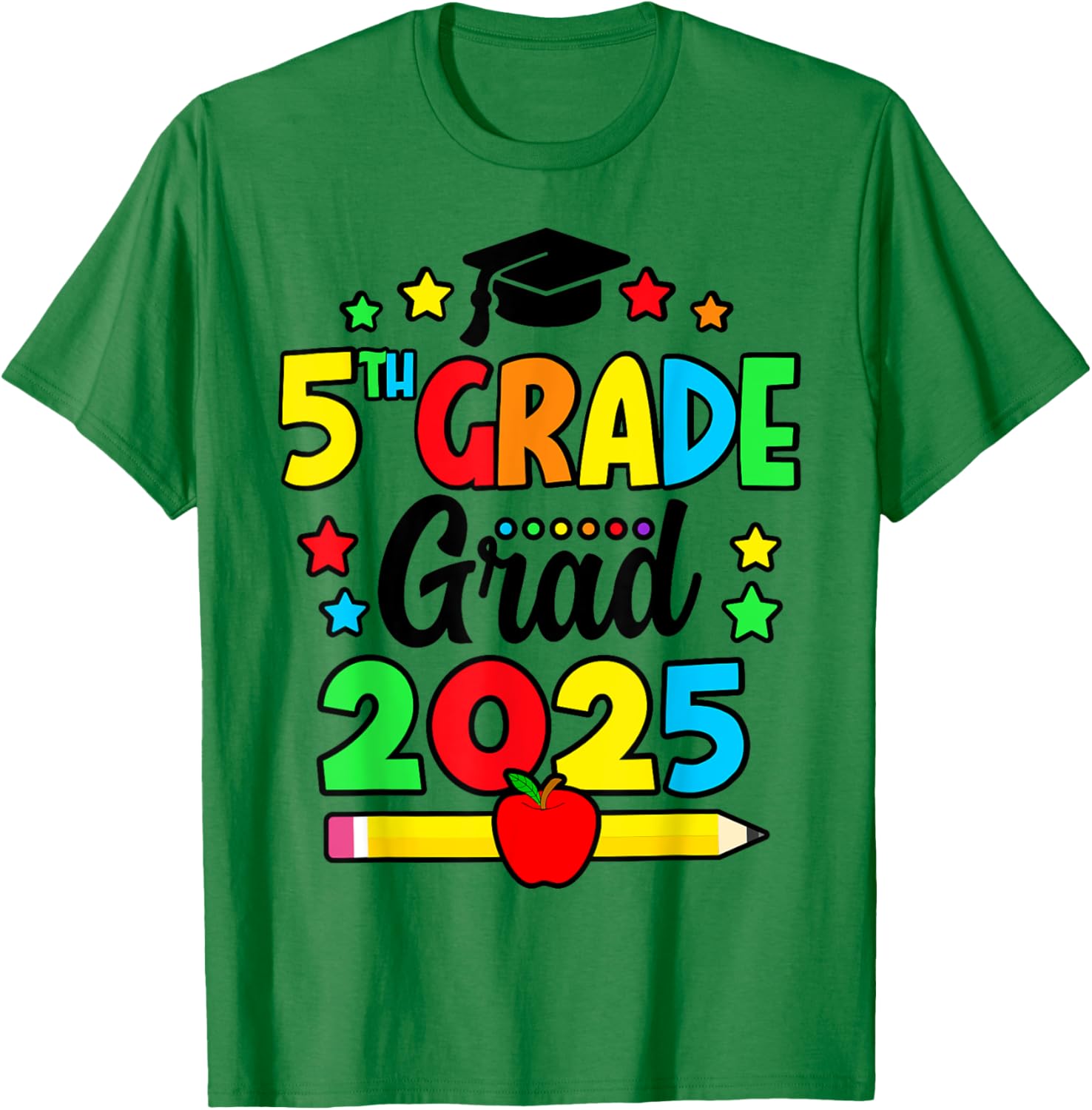 Fifth Grade Graduate 2025 T-Shirt for Elementary School Celebration - 13