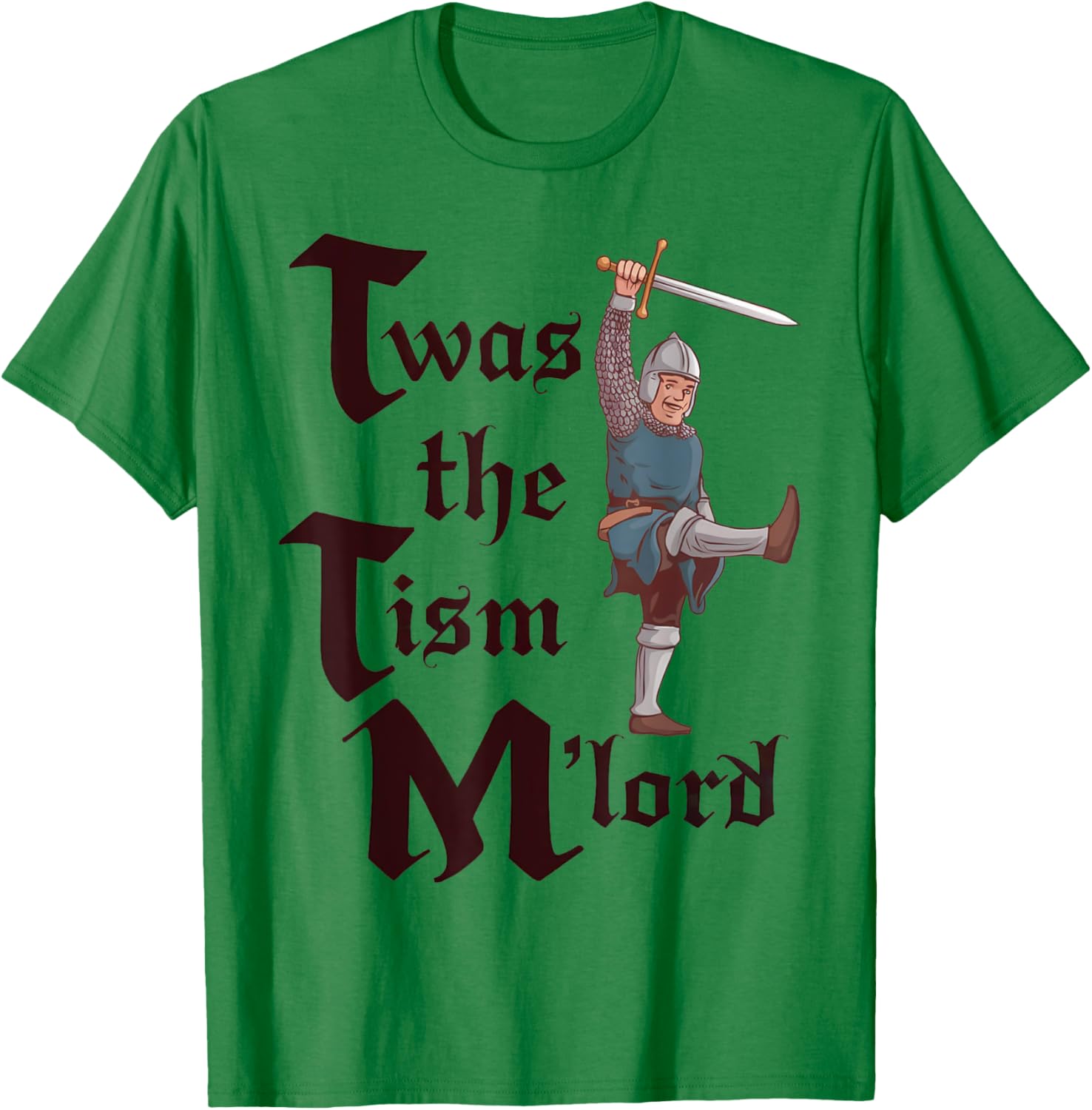 Funny Autism Awareness T-Shirt Twas The Tism M Lord for Supportive Style - 8