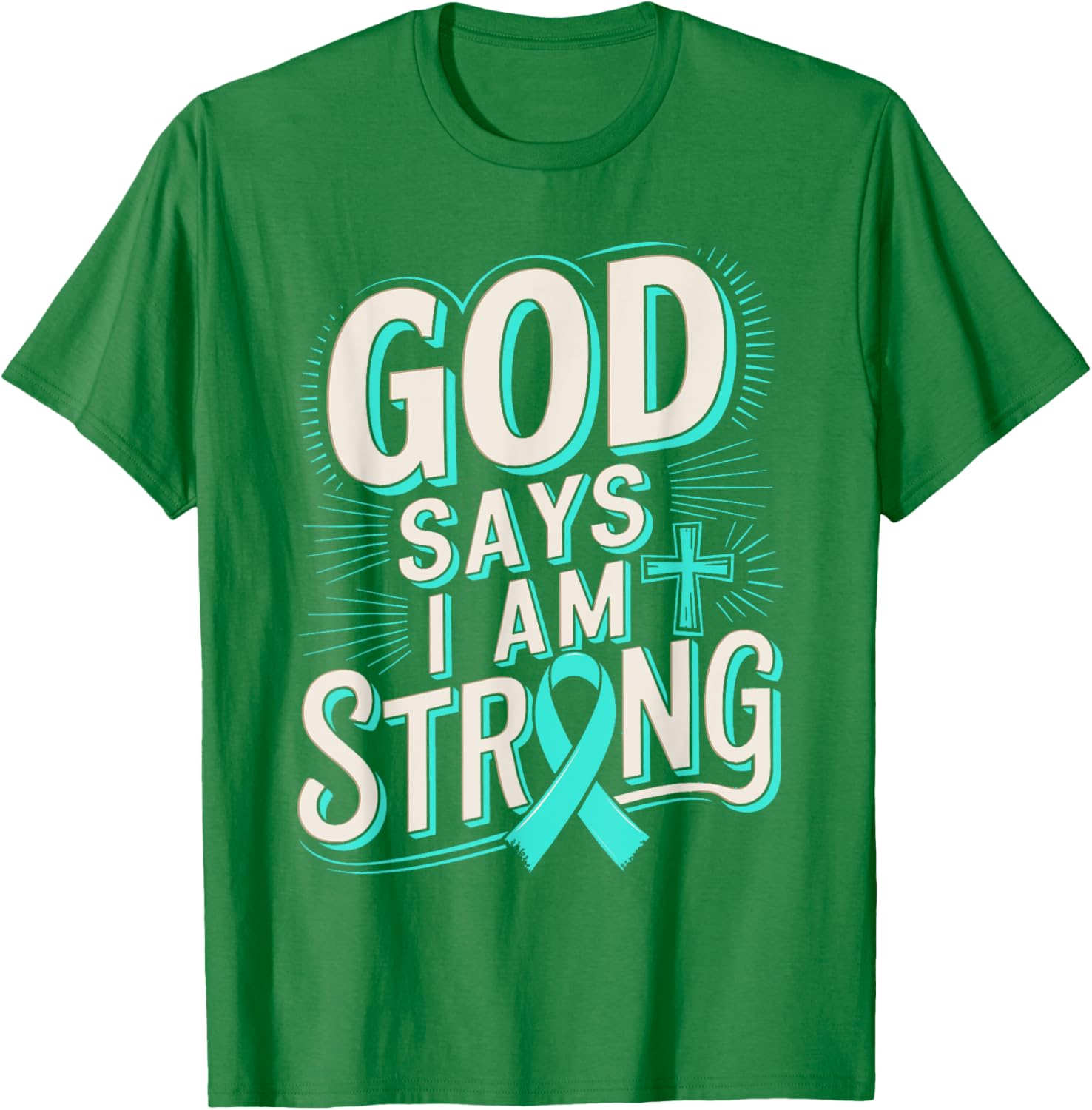 God Says I'm Strong Survivor Dysautonomia Awareness T-Shirt for Supporters - 28