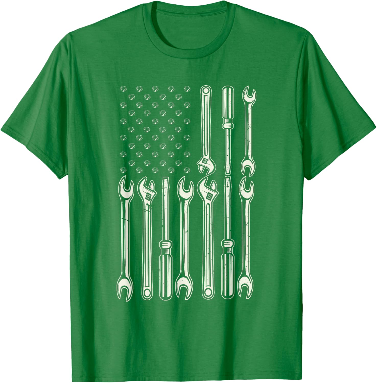 Patriotic Mechanic USA Flag T-Shirt for Men - Perfect Gift for Gearheads - 16