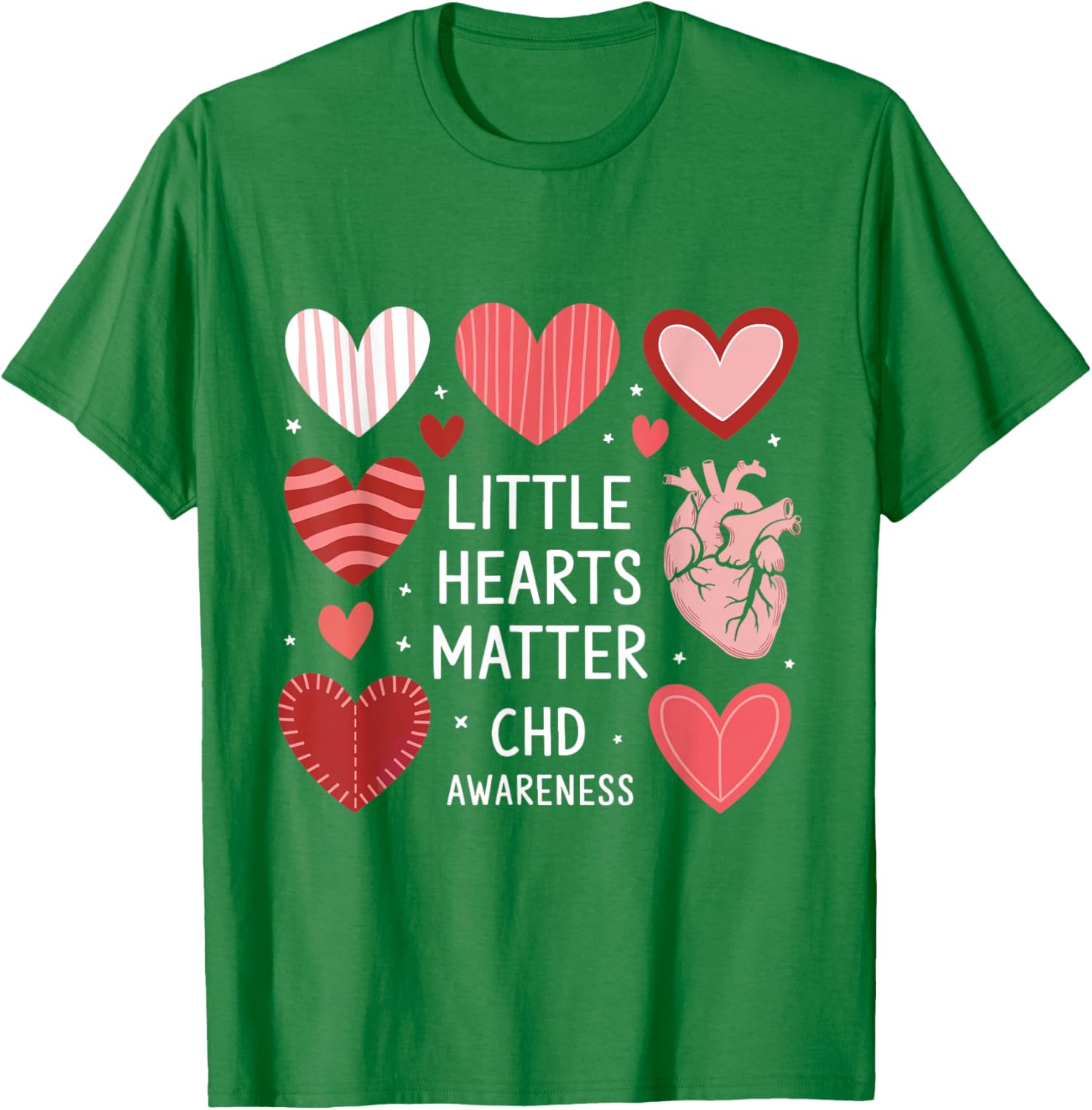 Heart Anatomy Valentine T-Shirt for CHD Awareness - Love with Purpose - 7