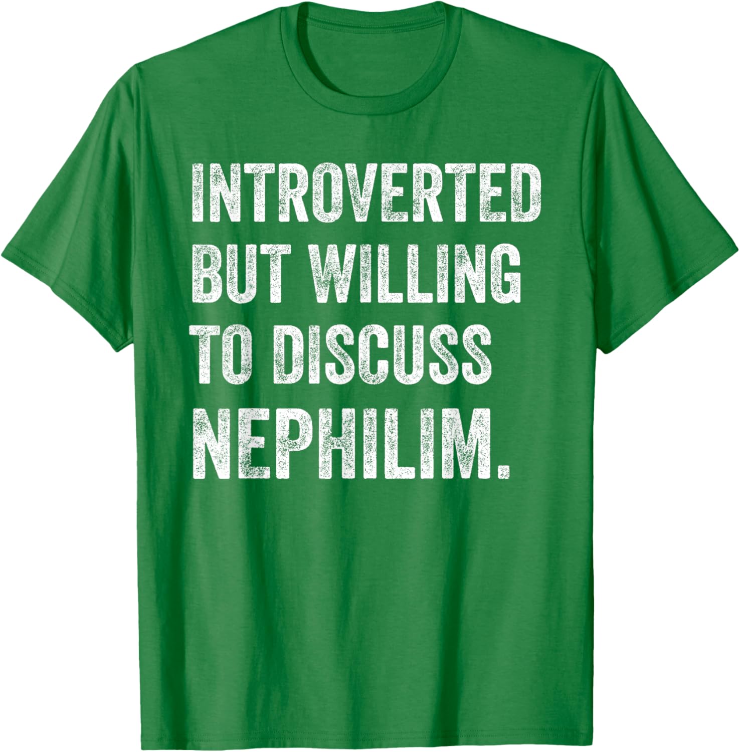 Introverted Nephilim Humor T-Shirt Perfect for Fun Discussions - 9