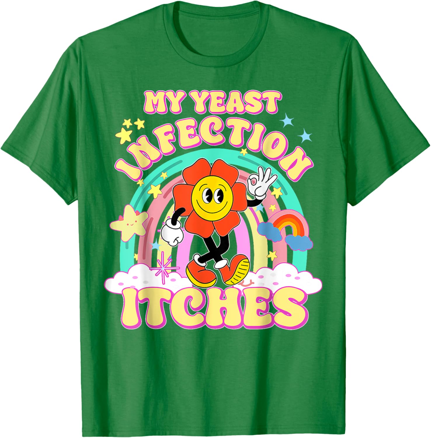 Funny Yeast Infection Humor T-Shirt for Unique Gifts and Casual Wear - 22