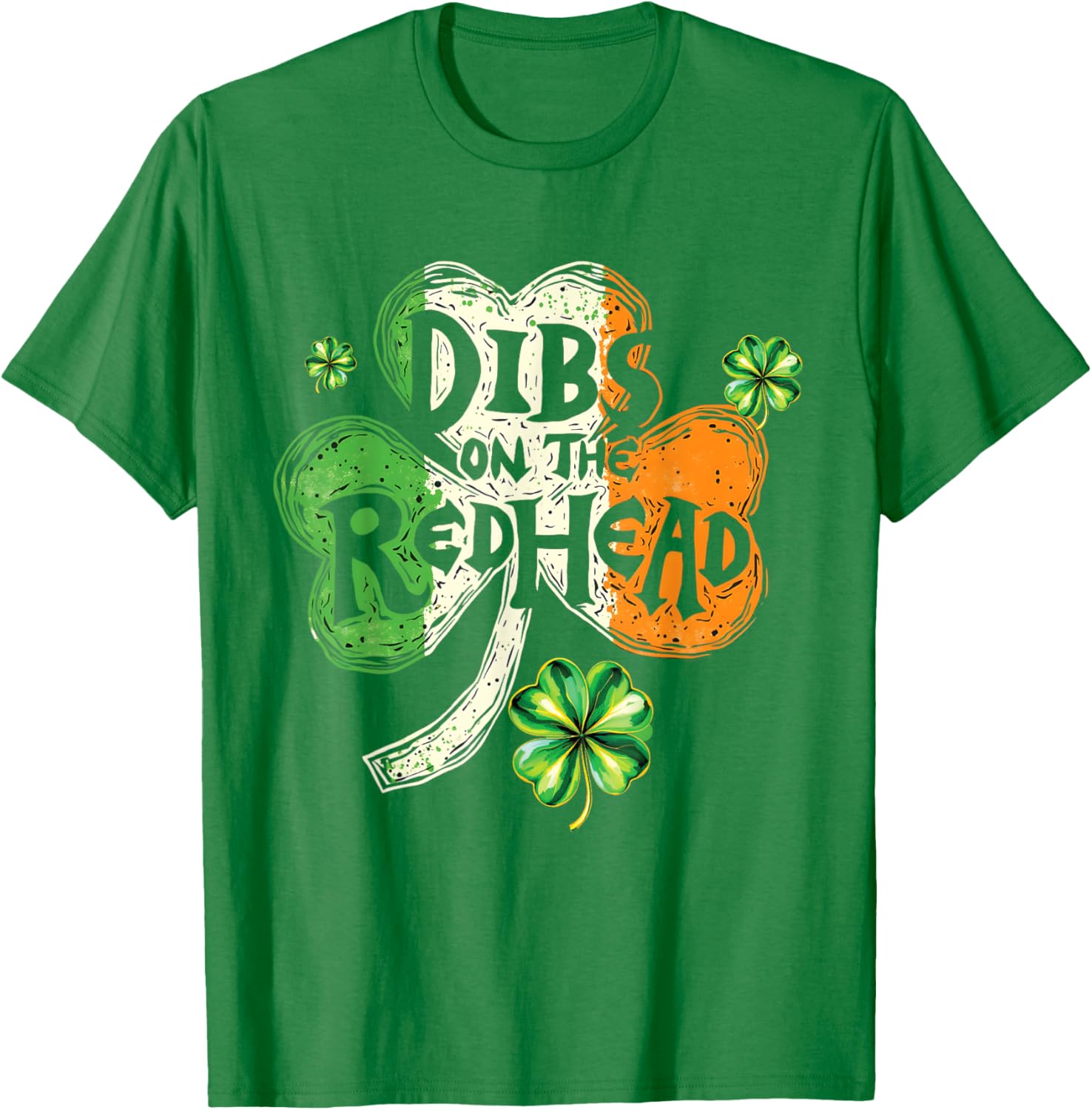 Dibs on the Redhead St Patrick's Day Shamrock T-Shirt for Women - 27