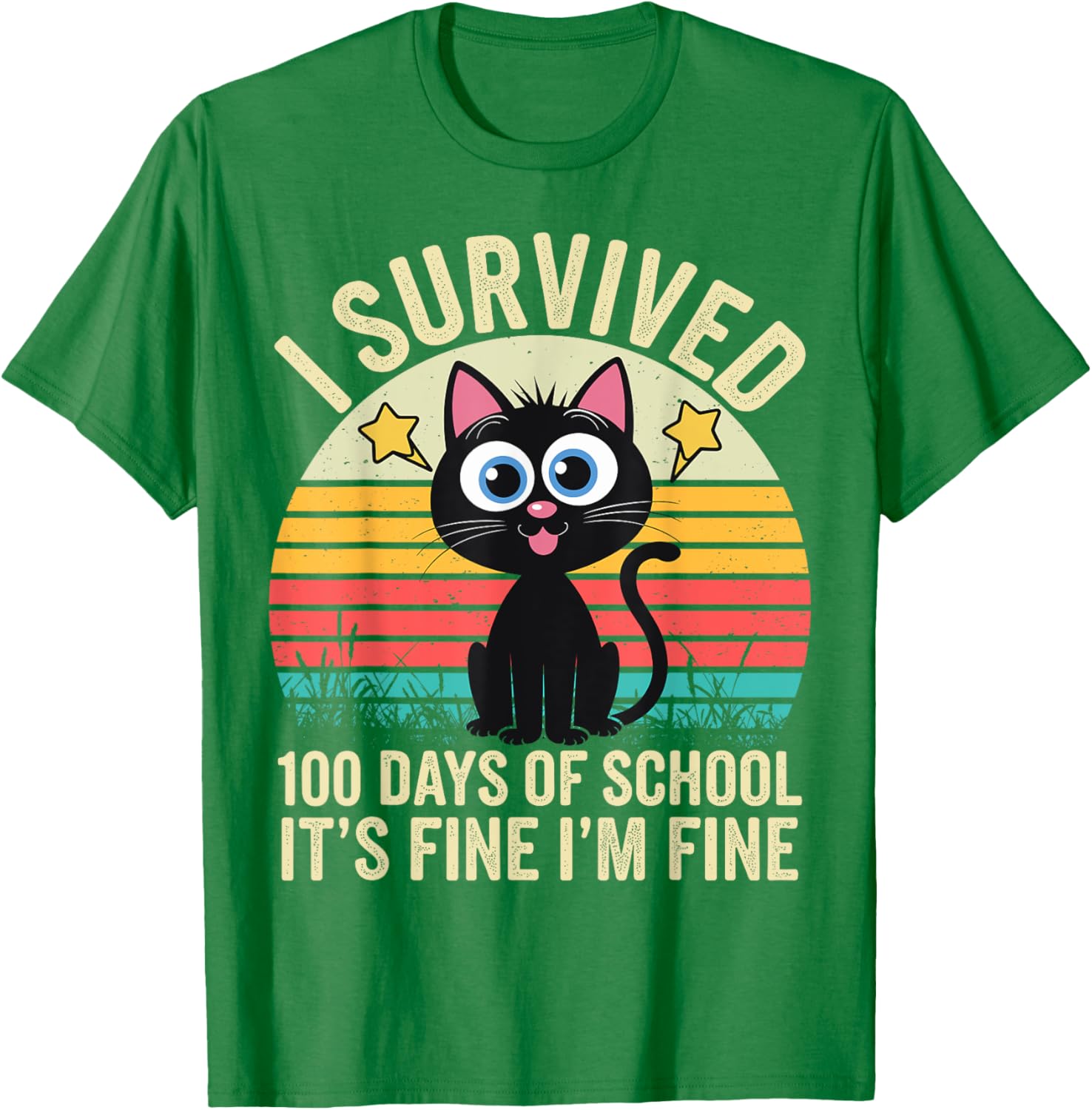 I Survived 100 Days of School T-Shirt for Kids - Fun and Stylish! - 2