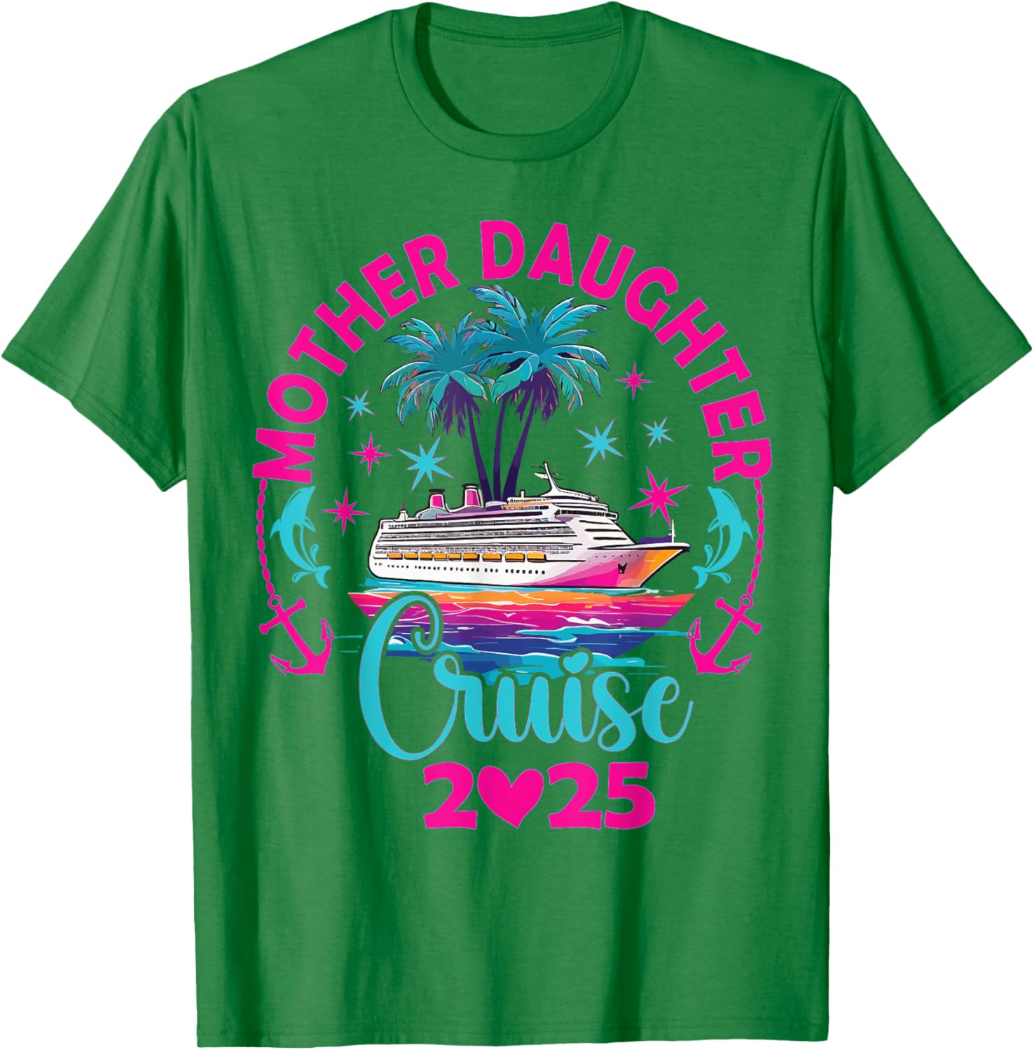 Fun Mom and Daughter Cruise Trip T-Shirt for 2025 Family Vacation - 2