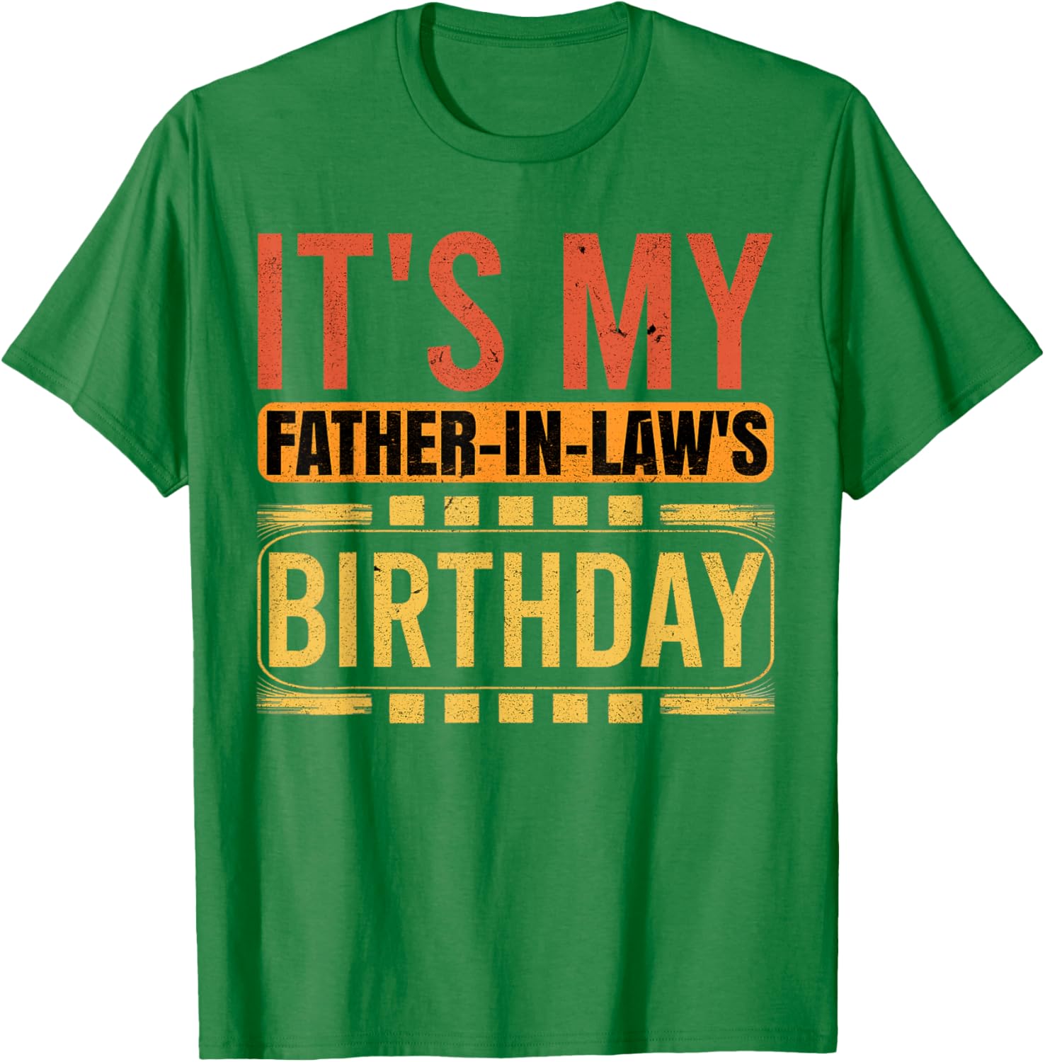 Retro Family Humor T-Shirt for Father in Law's Birthday Celebration - 2