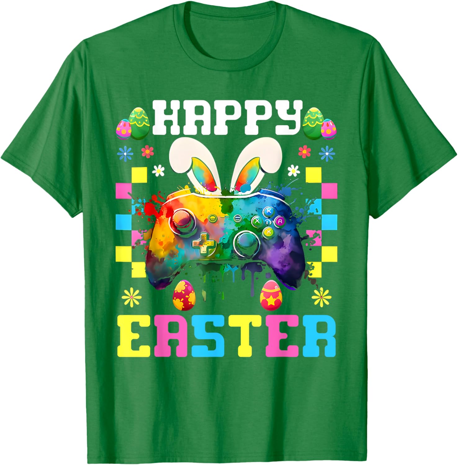 Easter Bunny Gamer T-Shirt for Boys and Girls Fun Video Game Apparel - 2
