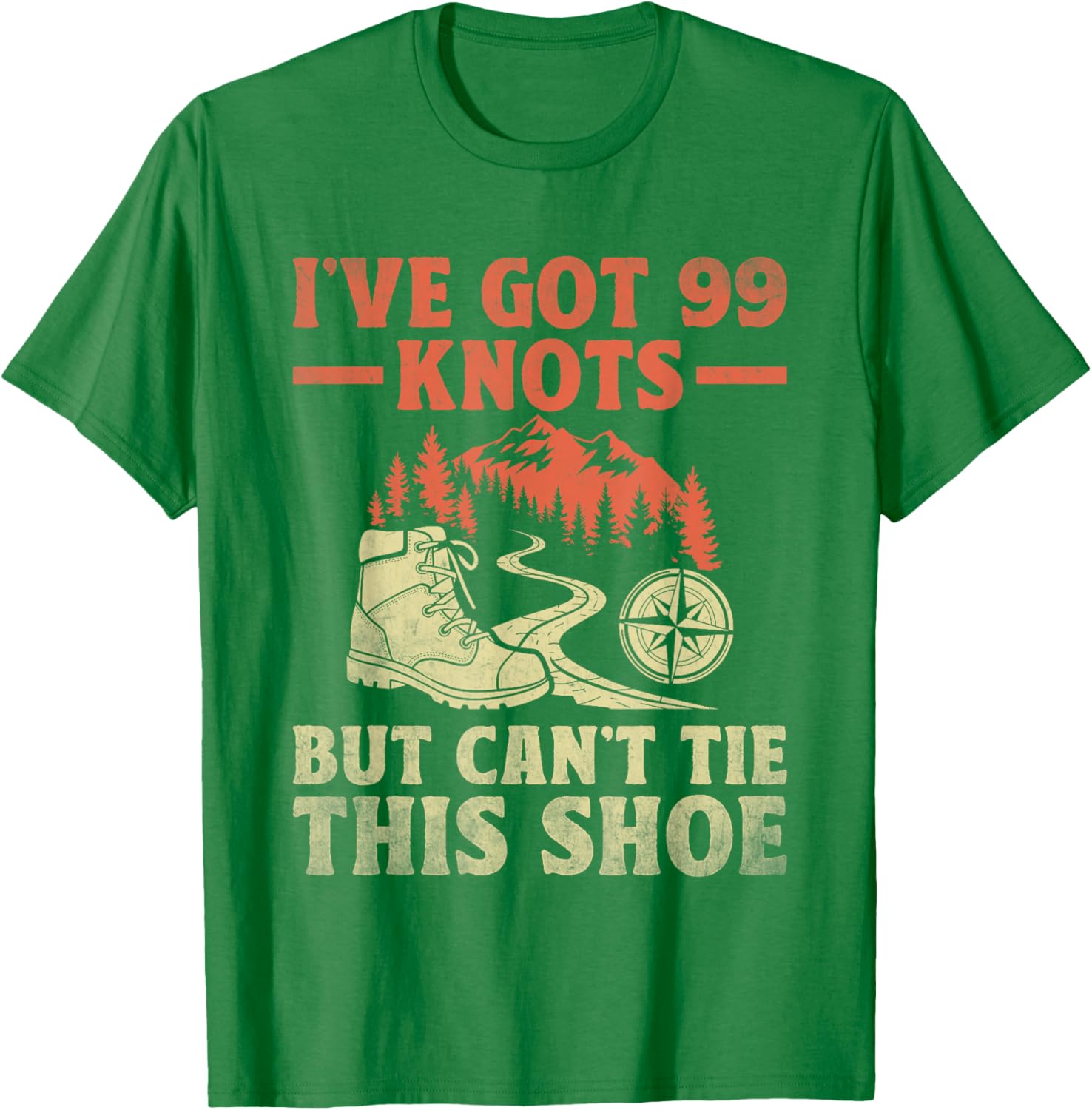 Funny Scout T-Shirt I've Got 99 Knots But Can't Tie This Shoe - 1