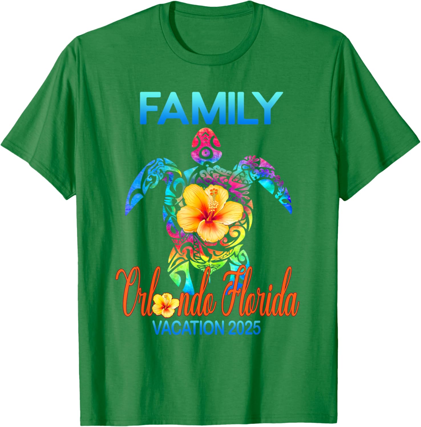 Family Orlando Florida Vacay 2025 Tie Dye T-Shirt for Fun Adventures - 2