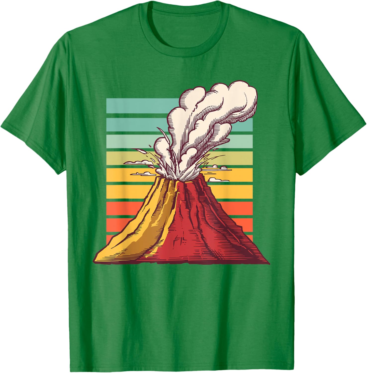 Cool Volcano Art T-Shirt for Men, Women, and Kids - Perfect for Geology Lovers - 9