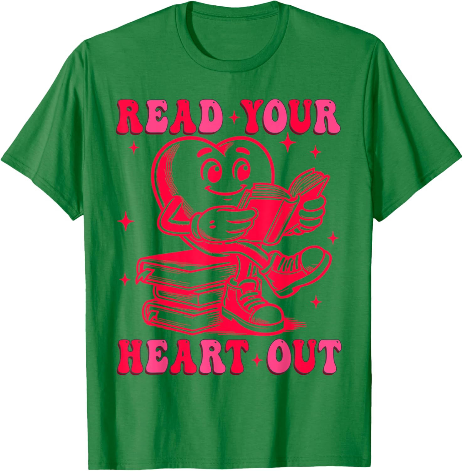 Read Your Heart Out Valentine's Day T-Shirt for Book Lovers - 5