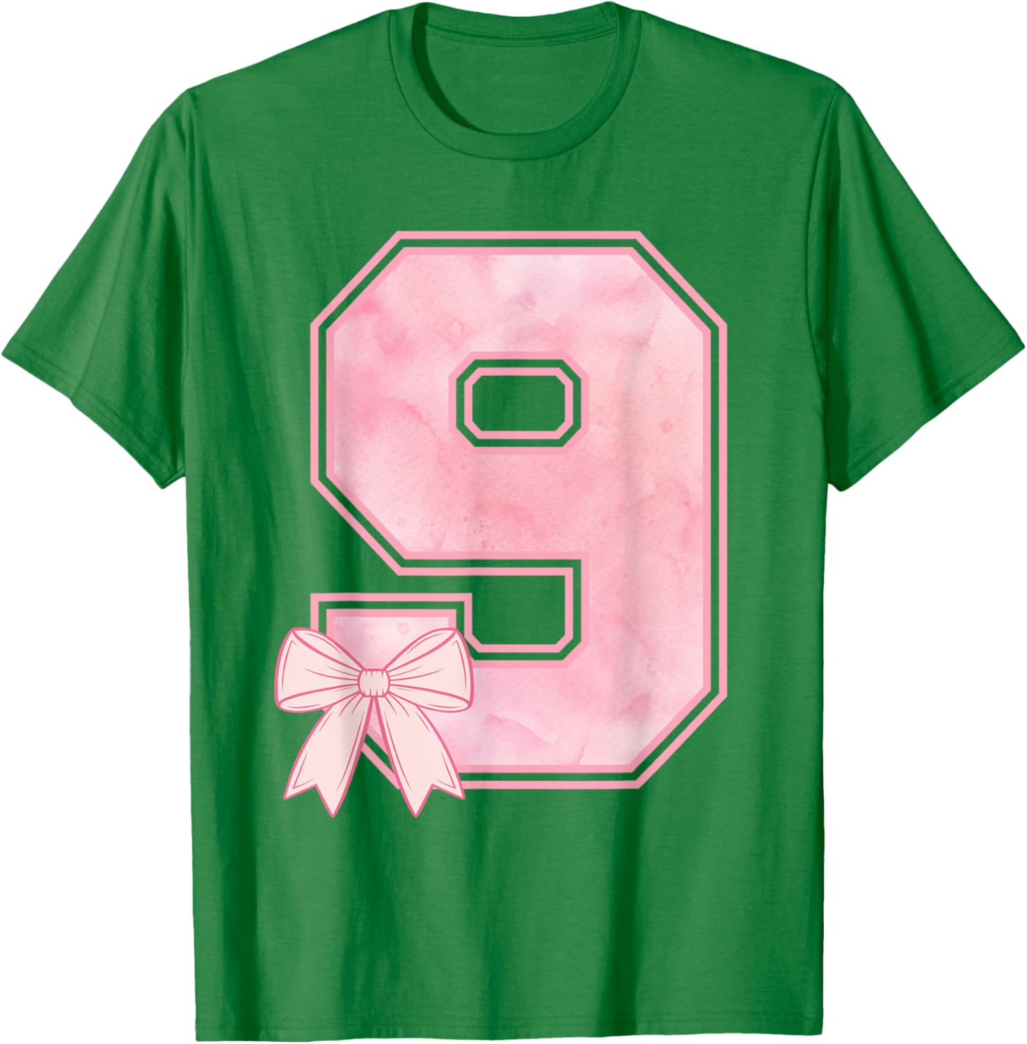 Adorable Pink Coquette Bow T-Shirt for 9 Year Old Birthday Girls - 19