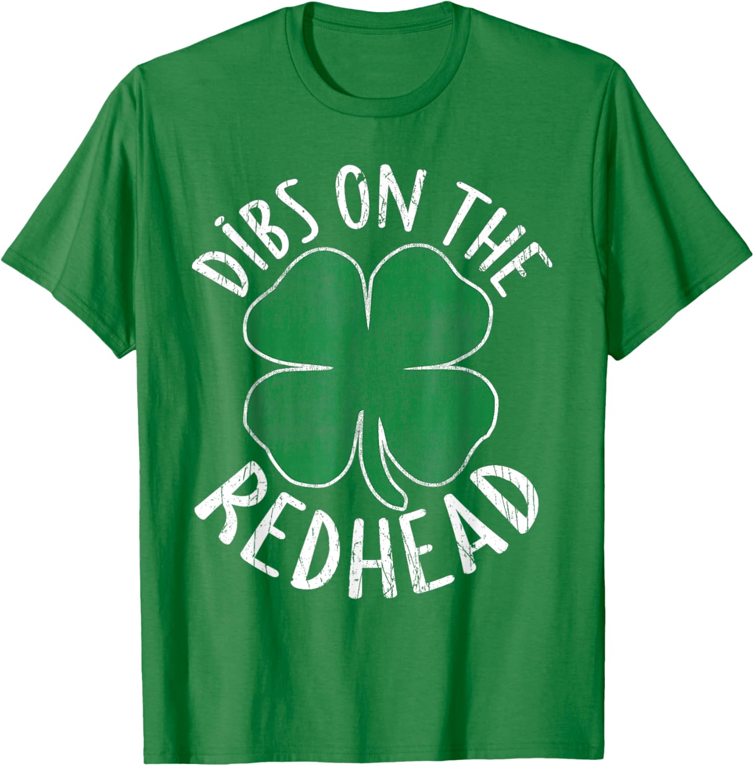 Dibs On The Redhead Shamrock T-Shirt for St Patricks Day Fun - 11