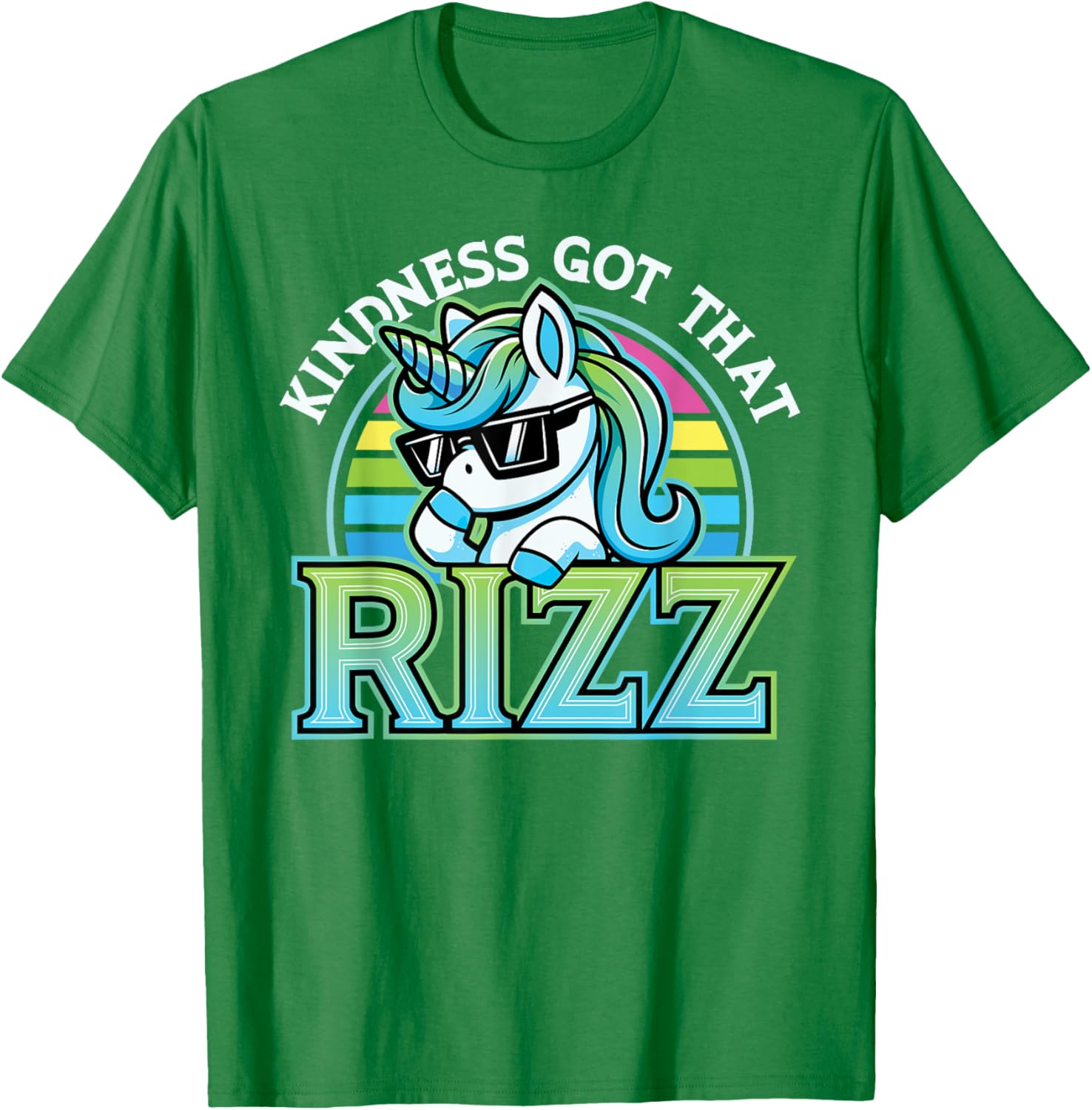 Kindness Anti Bullying Week Unicorn Got Rizz T-Shirt for Kids - 3