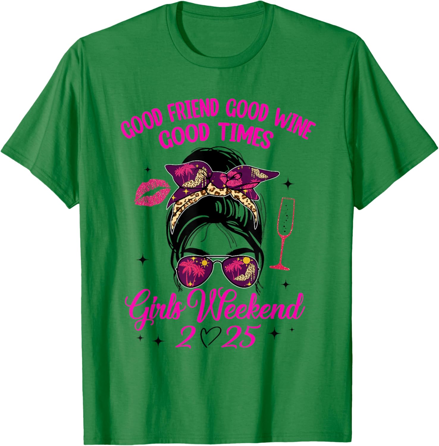 Girls Weekend 2025 Wine Vacay T-Shirt for Best Friends Trip Fun - 12