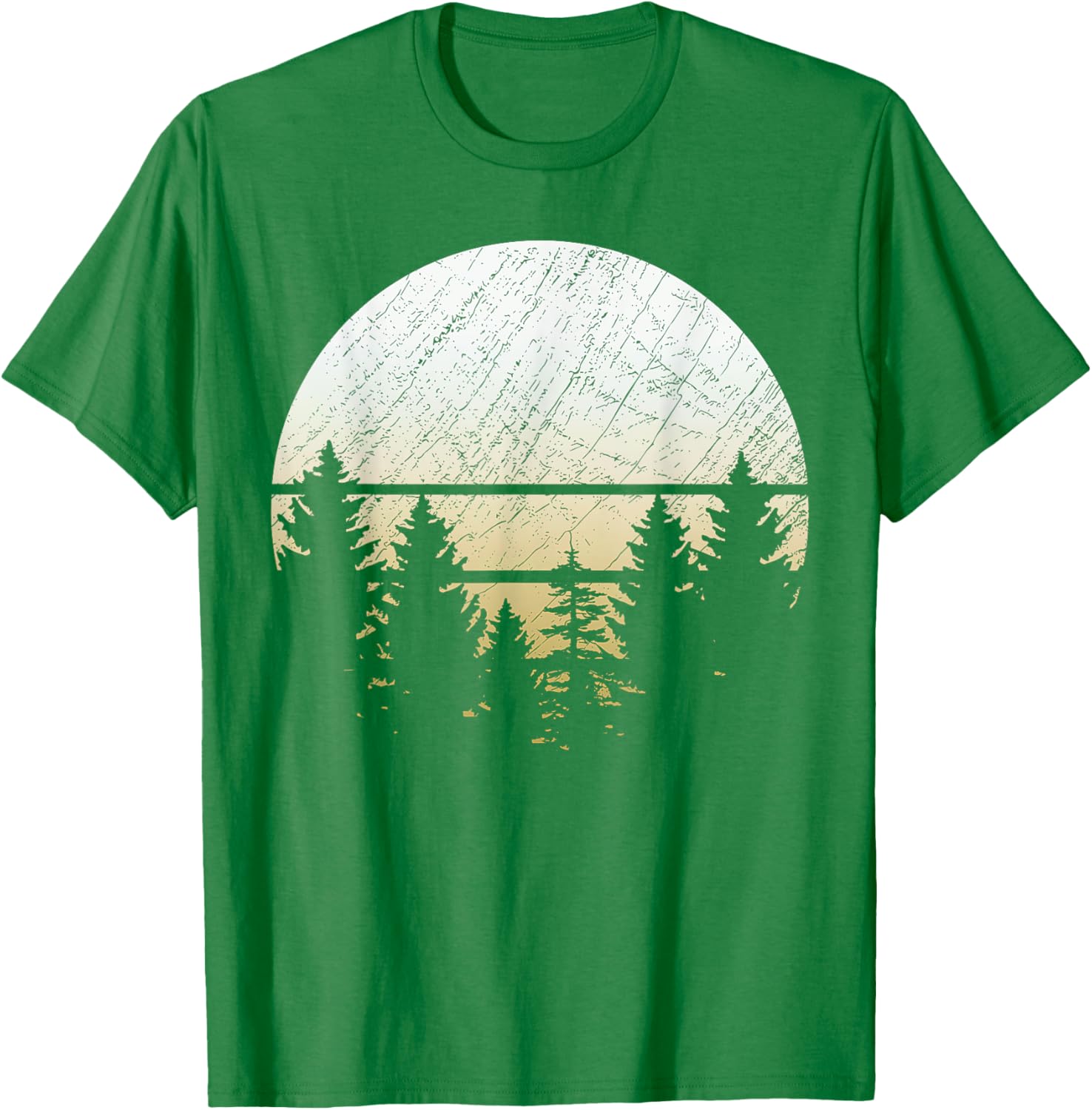 Retro Wildlife Trees Hiking T-Shirt for Nature Lovers and Adventurers - 12