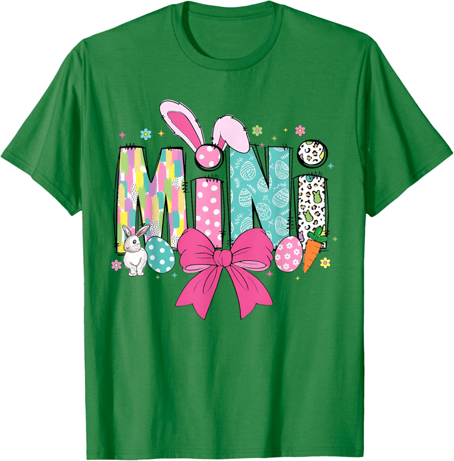 Adorable Mama Bunny Easter T-Shirt for Matching Family Celebrations - 5