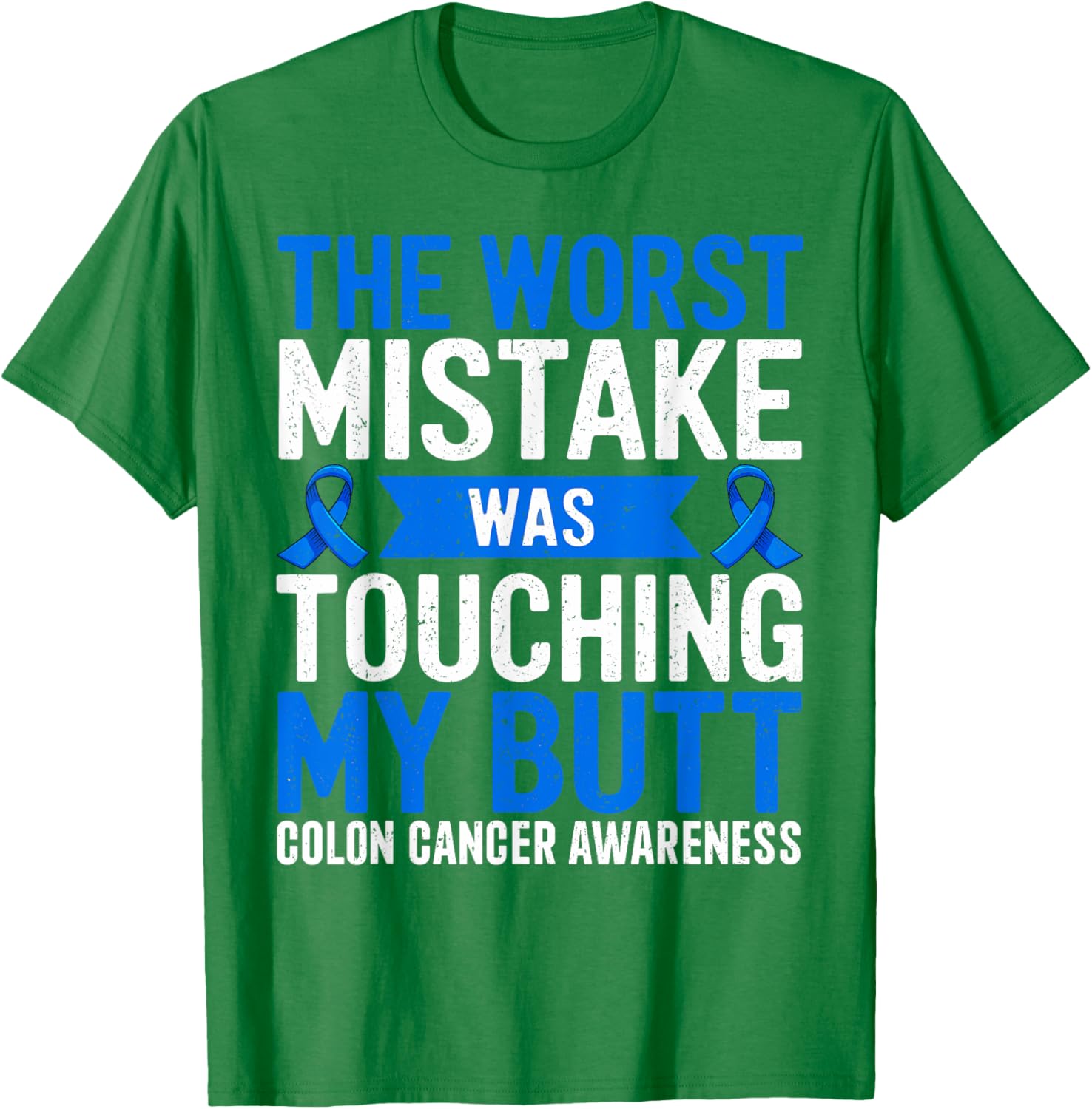 Funny Colon Cancer Awareness T-Shirt for Support and Comfort - 7