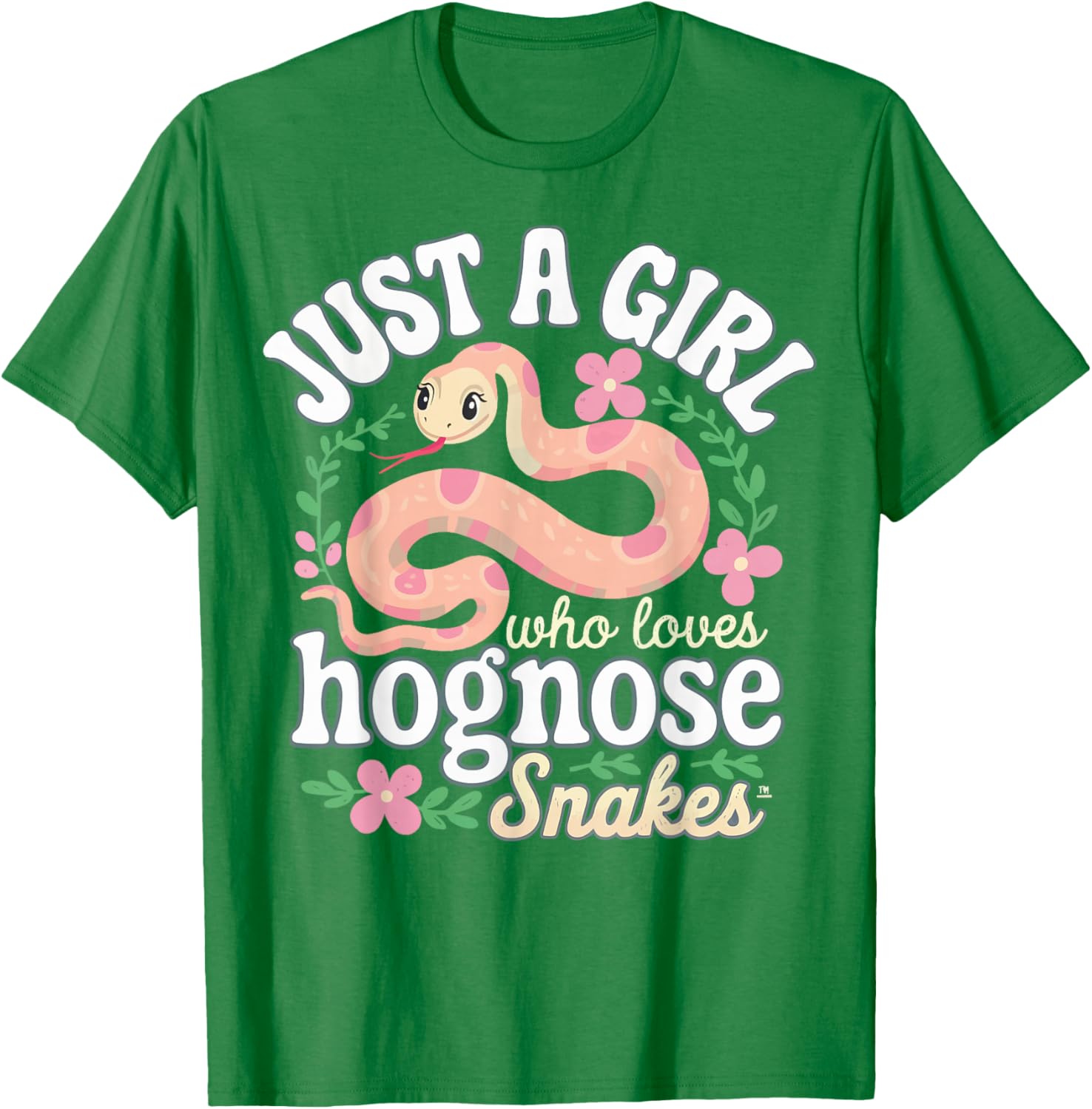 Just A Girl Who Loves Hognose Snakes Tee Shirt for Snake Lovers - 15