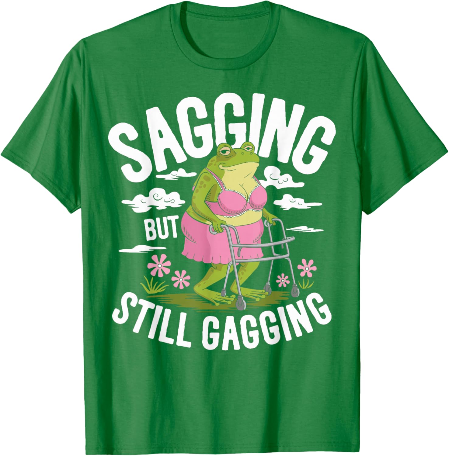 Funny Sagging Frog Meme T-Shirt for Sarcastic Humor Lovers - 4