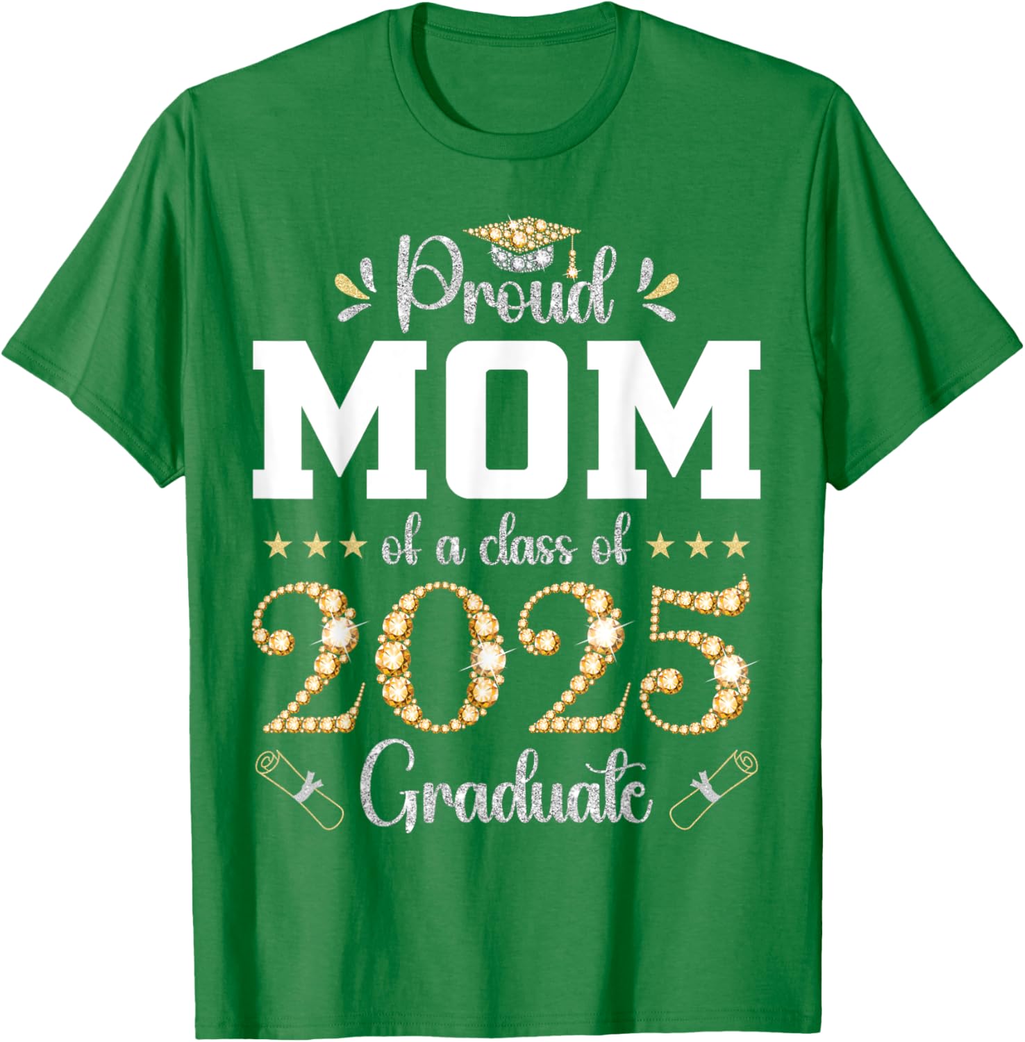Proud Mom of a Class of 2025 Graduate T-Shirt for Celebrating Success - 20