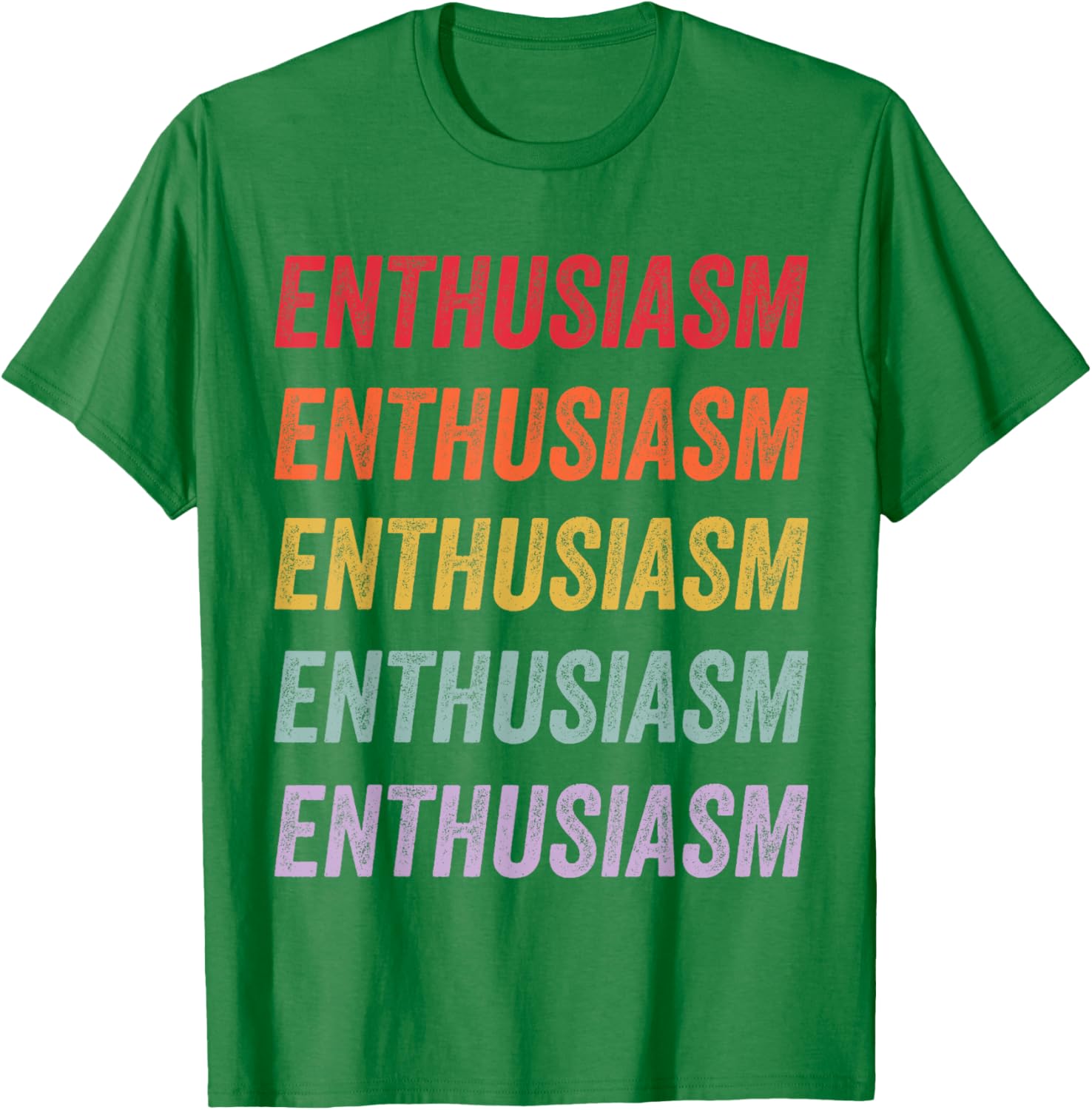Enthusiasm Graphic T-Shirt for Men and Women - Stylish Everyday Wear - 11