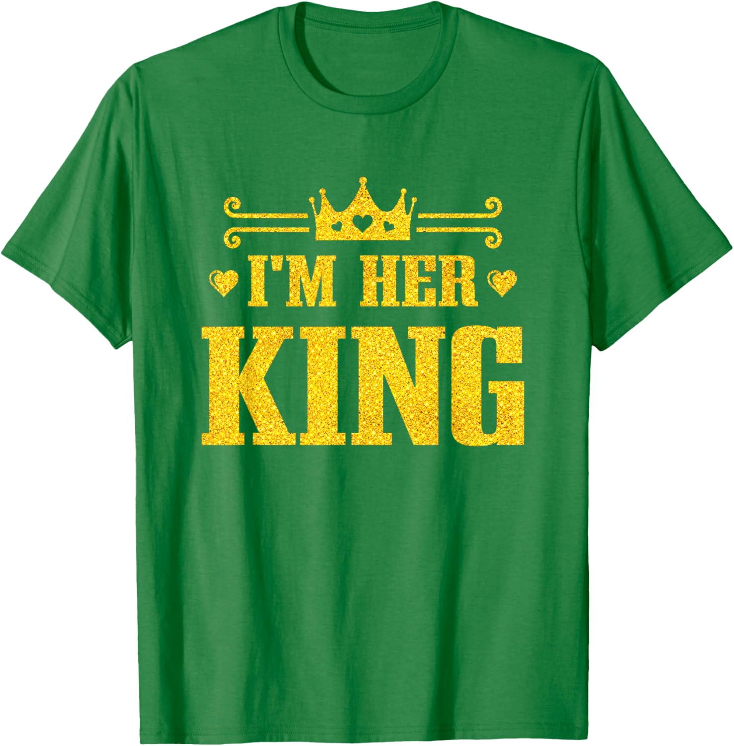 His Queen Her King Couples T-Shirt for Valentine's Day and Anniversaries - 6