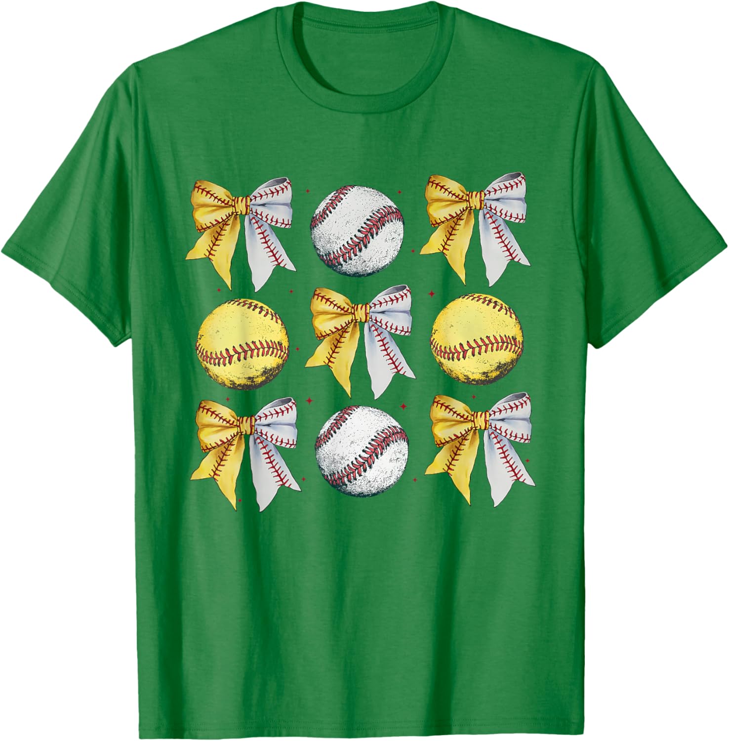 Coquette Bow Baseball Softball Game Day Mom T-Shirt for Women - 20