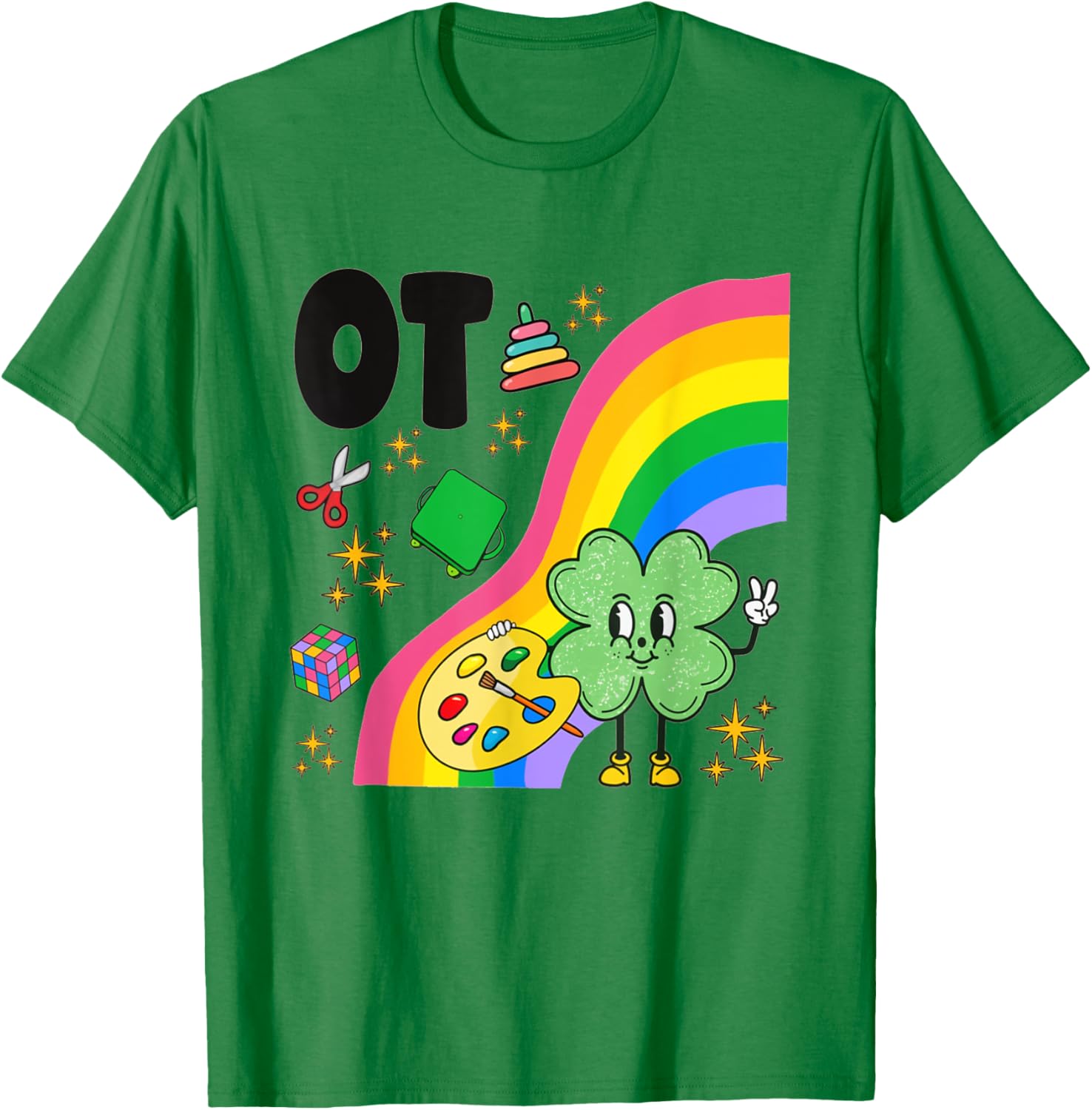 Occupational Therapy St. Patrick's Day T-Shirt for OT Assistants - 9