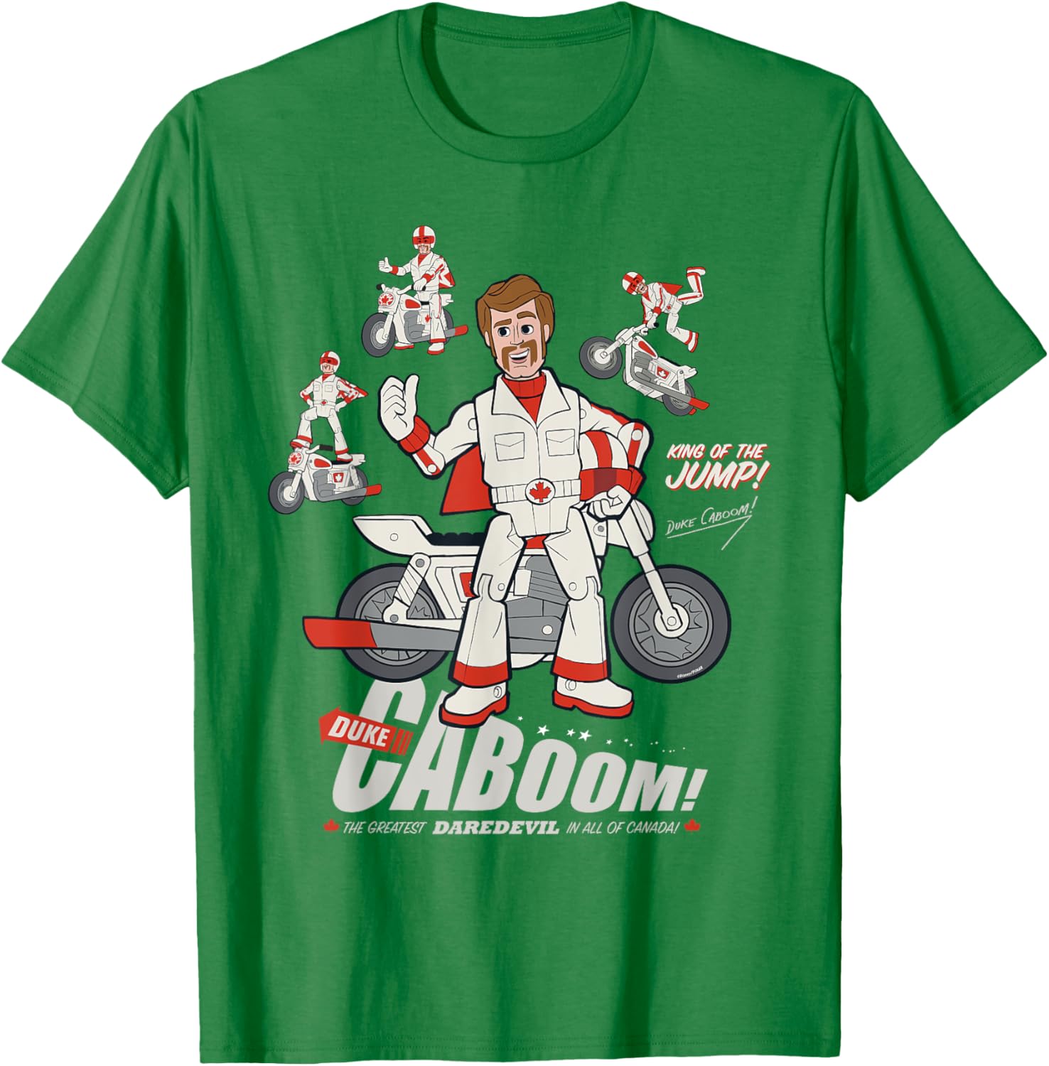 Disney Pixar Toy Story Duke Caboom Stuntman Fun Graphic T-Shirt - 9